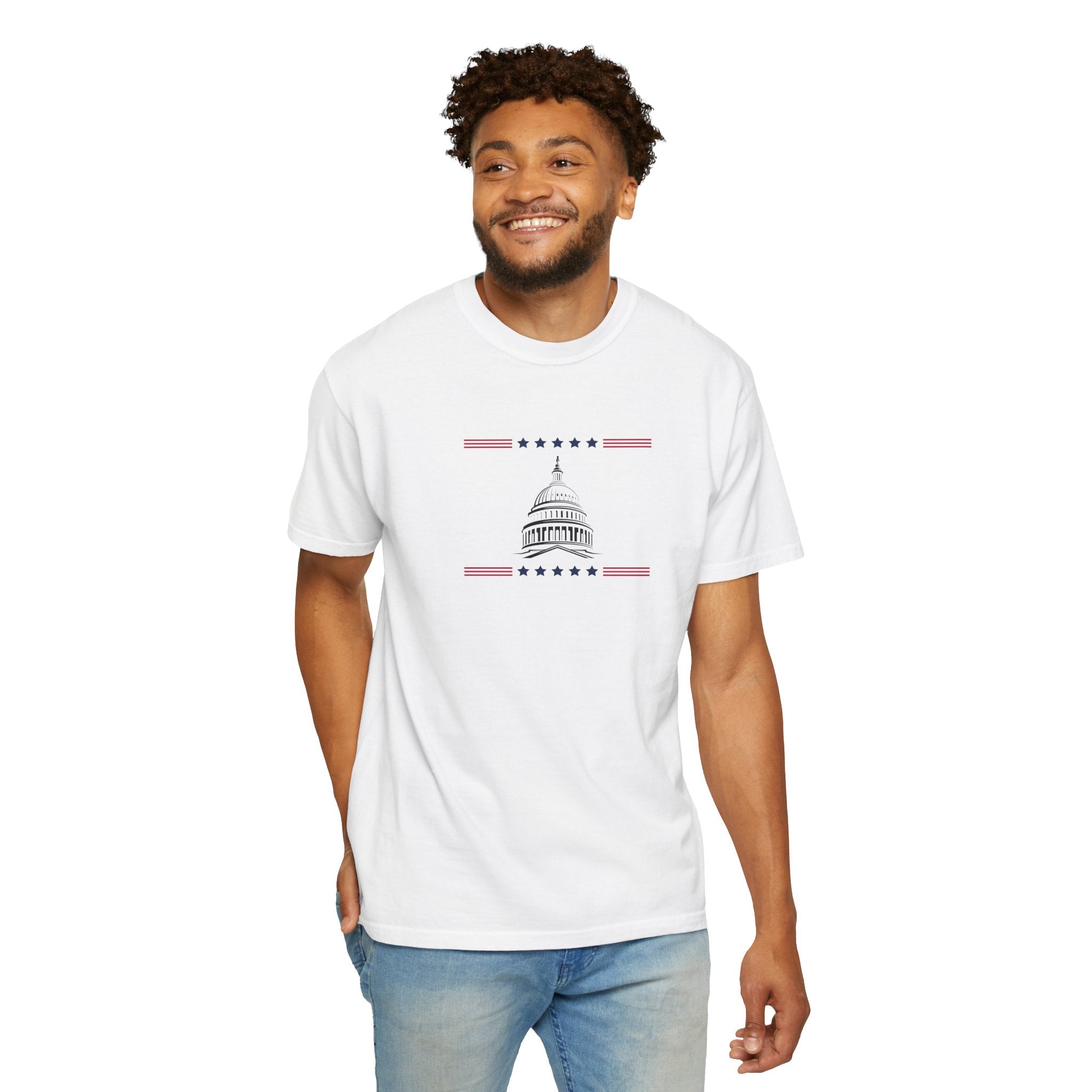 Washington Capitol Dome T-Shirt | Unisex | 100% Cotton | American Pride Spirit