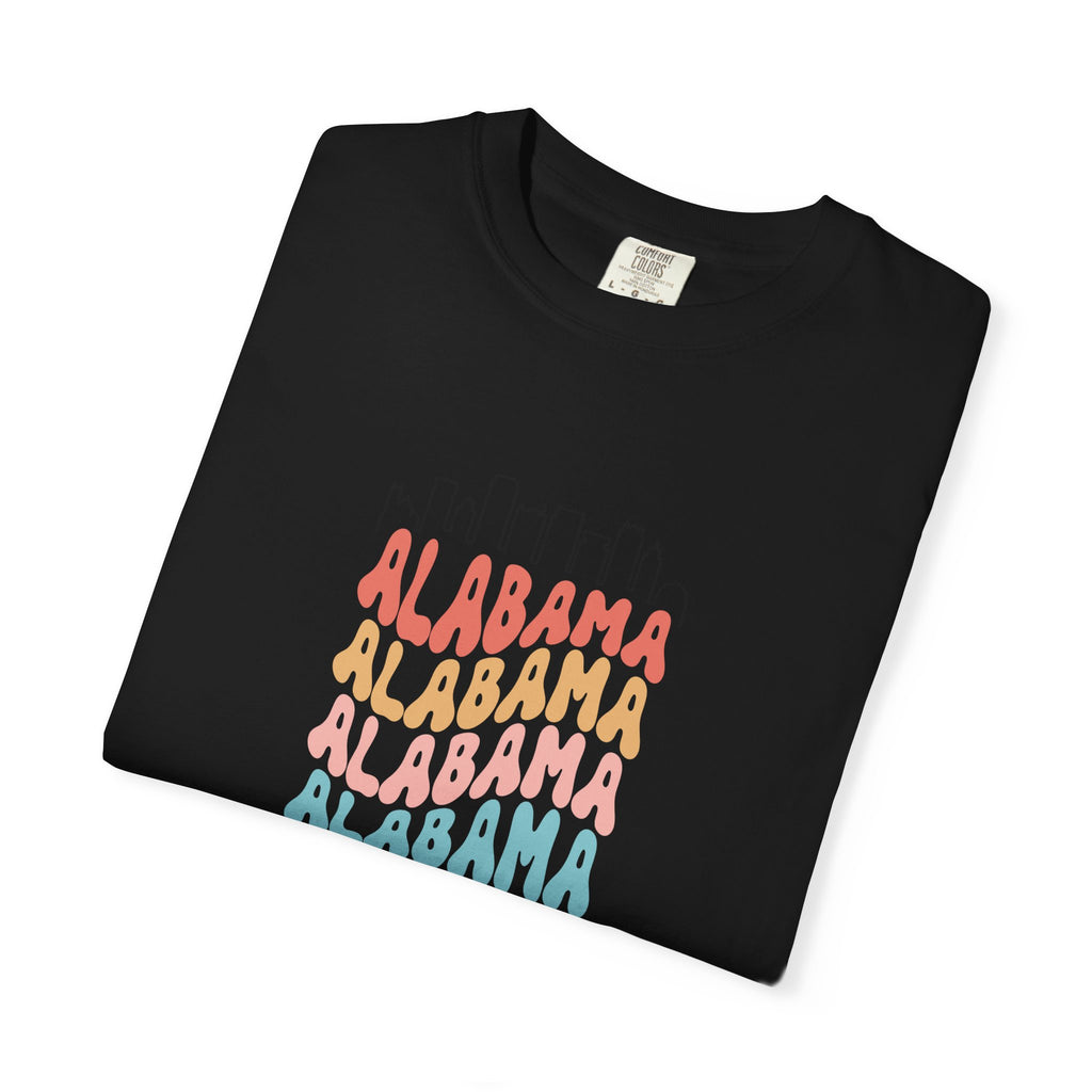 Alabama Designer Skyline T-Shirt | Unisex  | 100% Cotton | American Pride Spirit