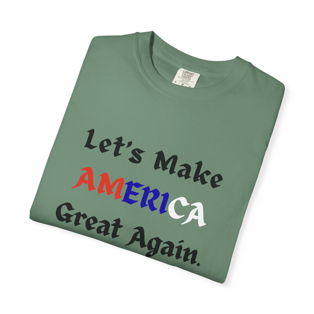 Patriotic American Flag Color T-Shirt | Unisex | 100% Cotton | American Pride Spirit