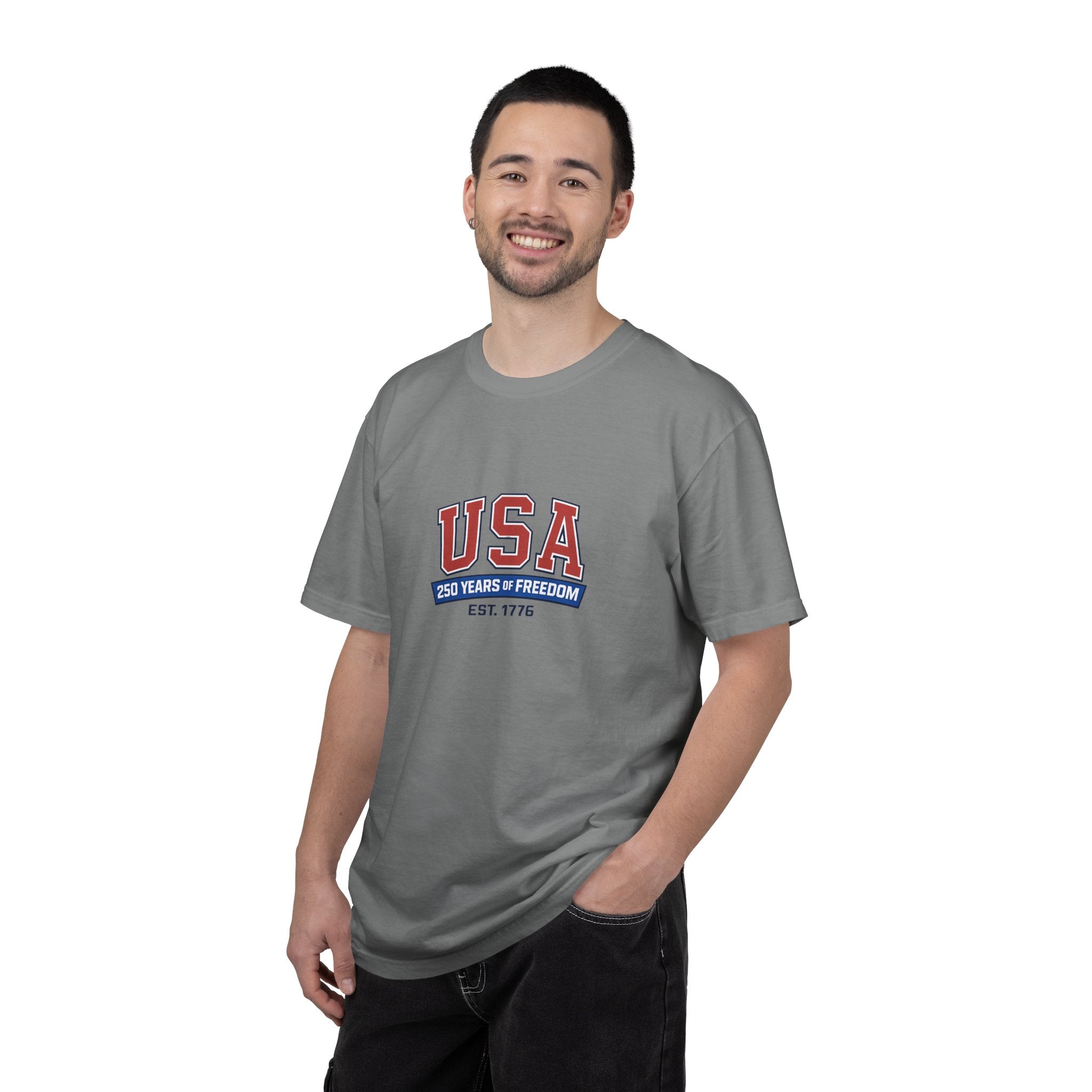 USA 250 Years of Freedom T-Shirt | Unisex | 100% Cotton | American Pride Spirit