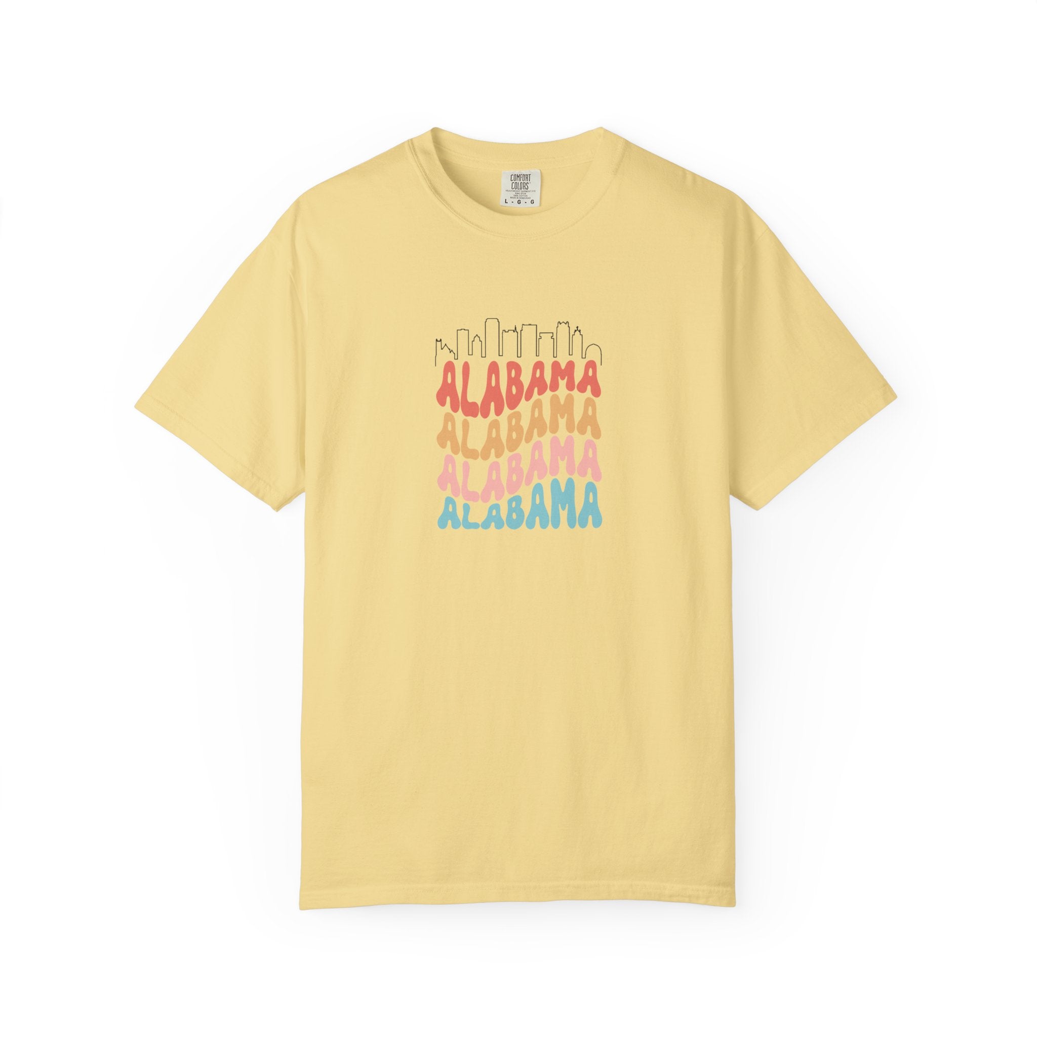 Alabama Designer Skyline T-Shirt | Unisex  | 100% Cotton | American Pride Spirit