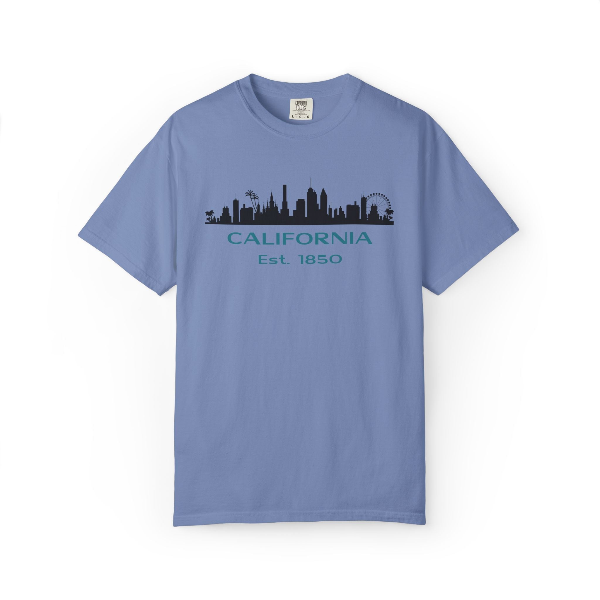 California Skyline T-shirt | Unisex | 100% Cotton | American Pride Spirit