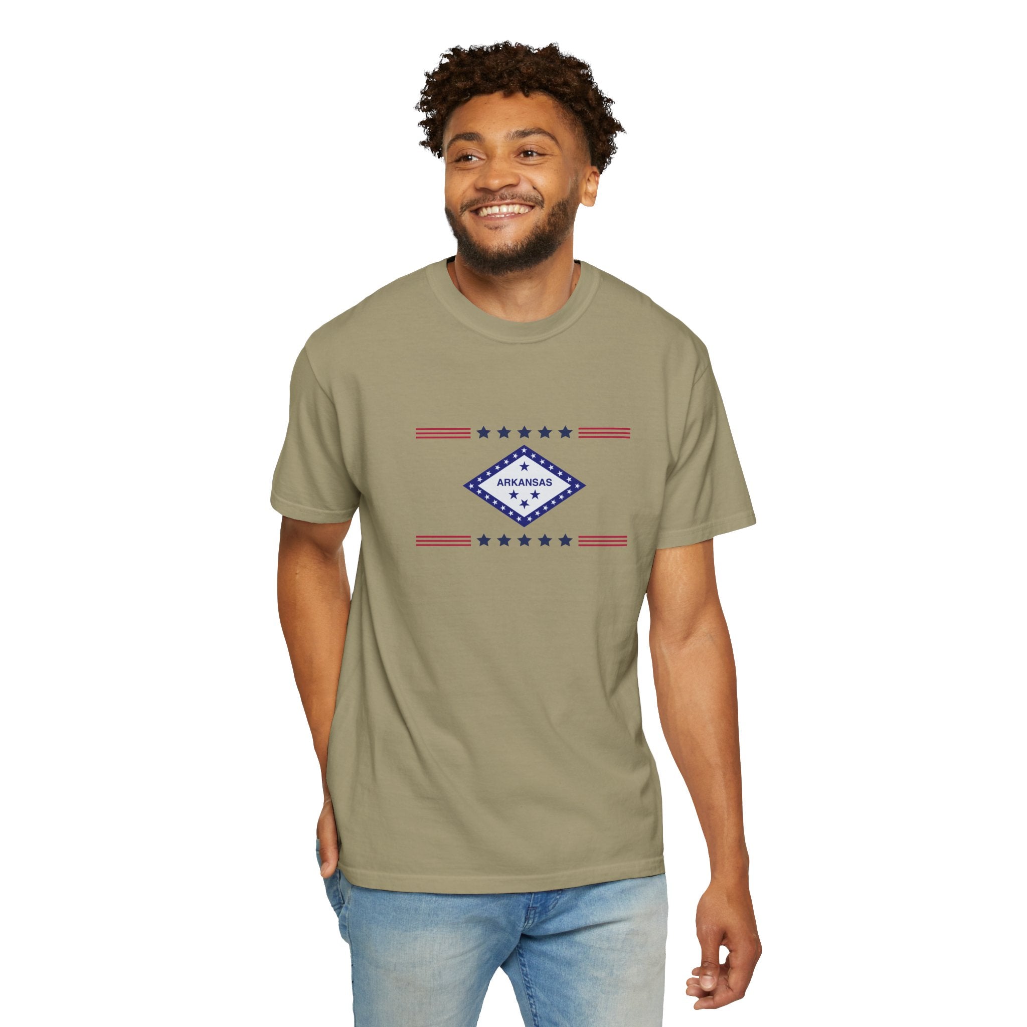 Khaki - T-Shirt - 100% Cotton - Unisex