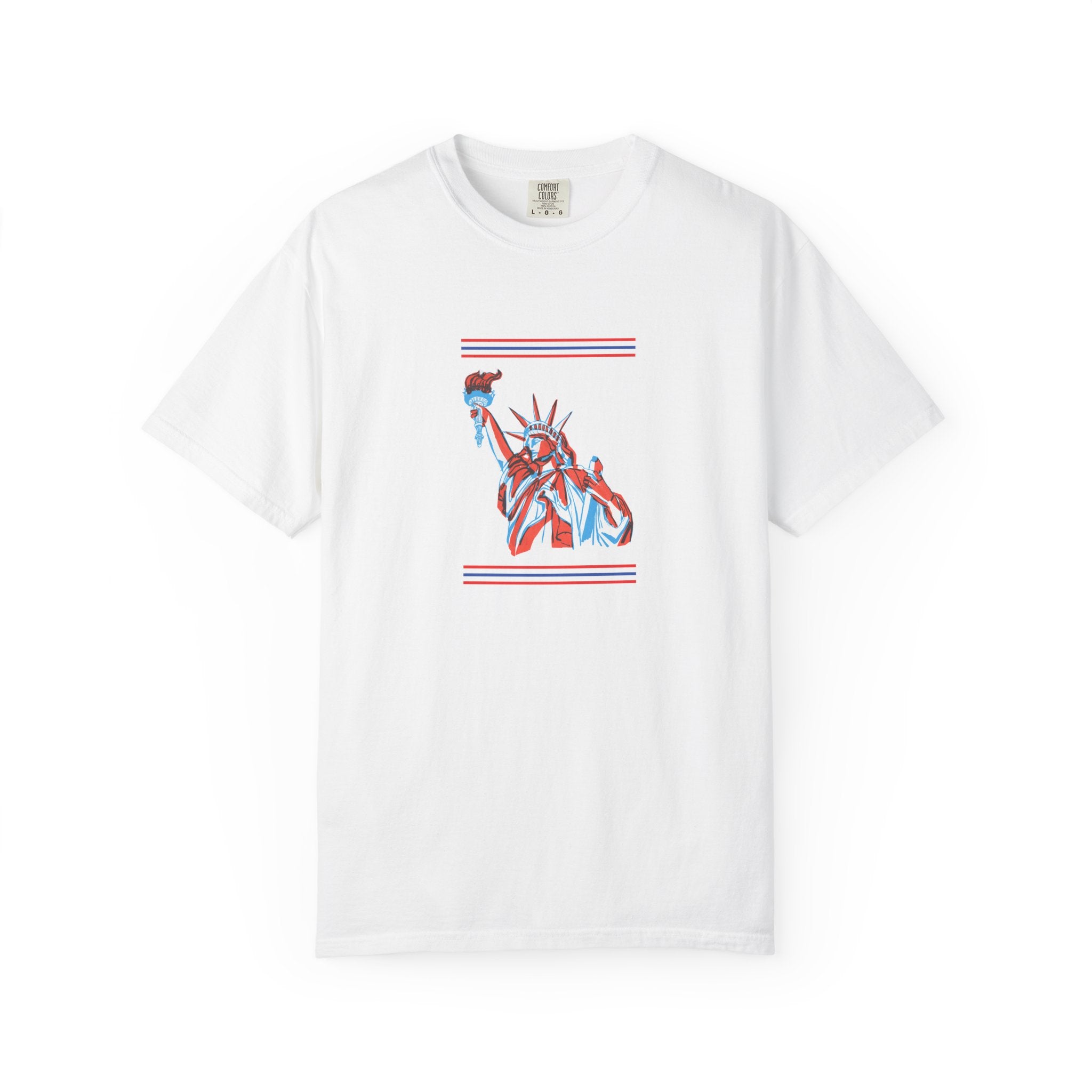 Patriotic Stars & Liberty Tee | Unisex | 100% Cotton | American Pride Spirit