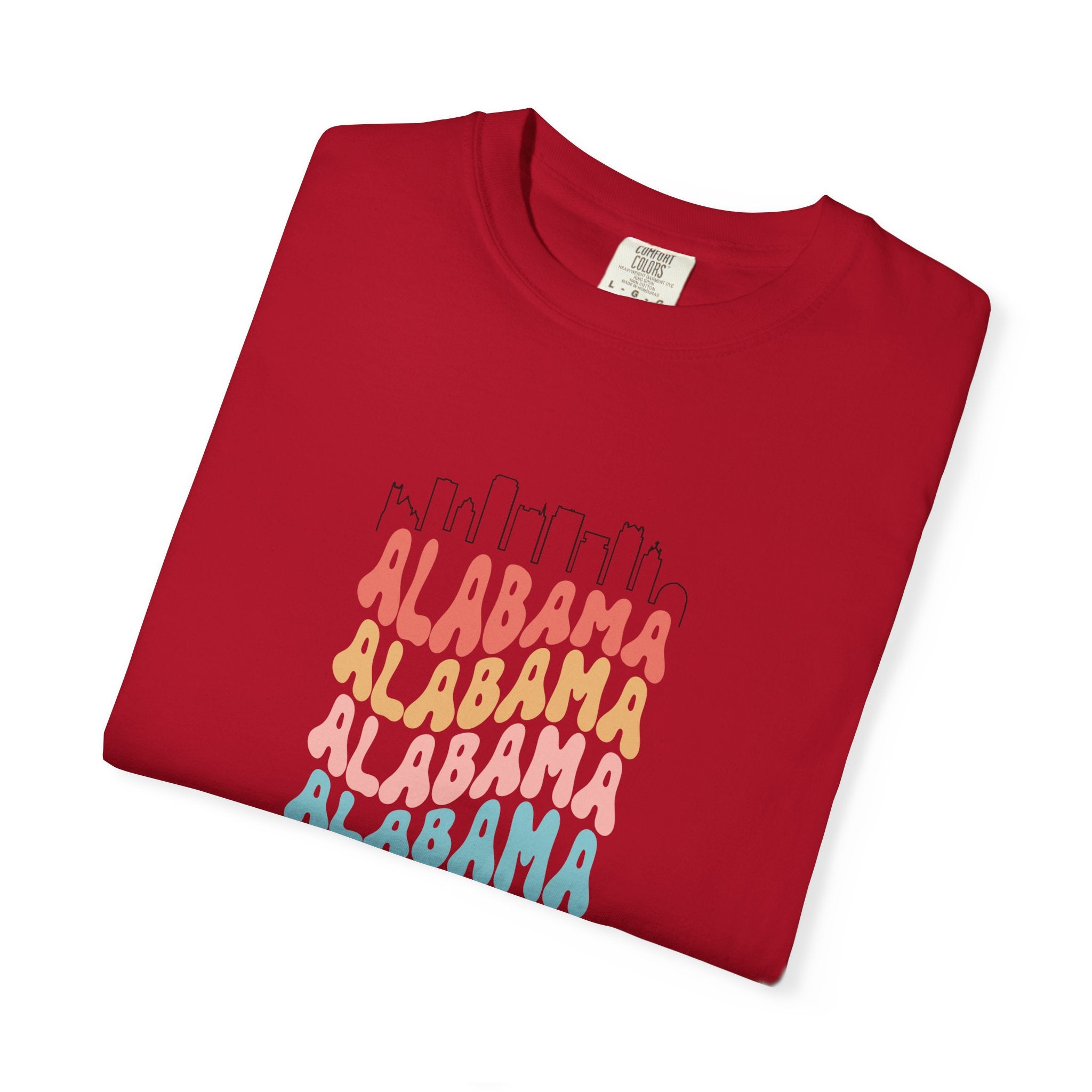 Alabama Designer Skyline T-Shirt | Unisex  | 100% Cotton | American Pride Spirit