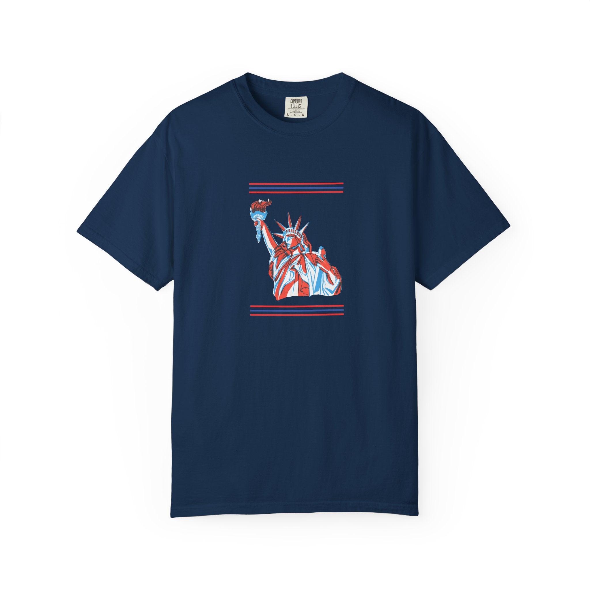 Patriotic Stars & Liberty Tee | Unisex | 100% Cotton | American Pride Spirit