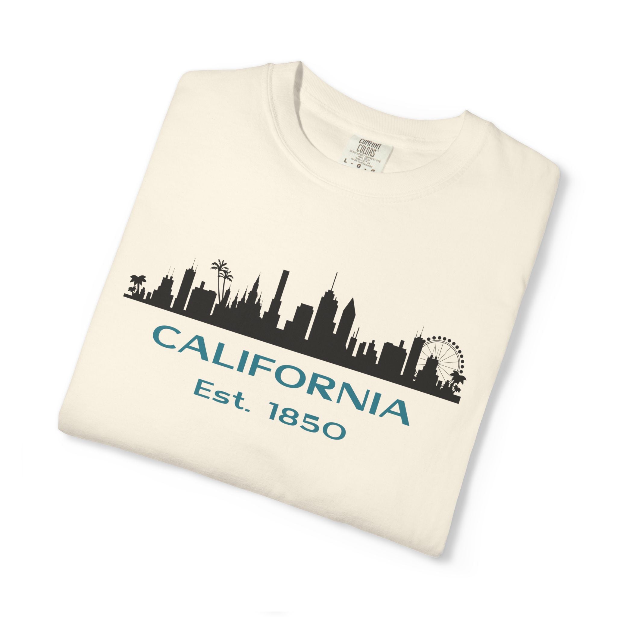 California Skyline T-shirt | Unisex | 100% Cotton | American Pride Spirit