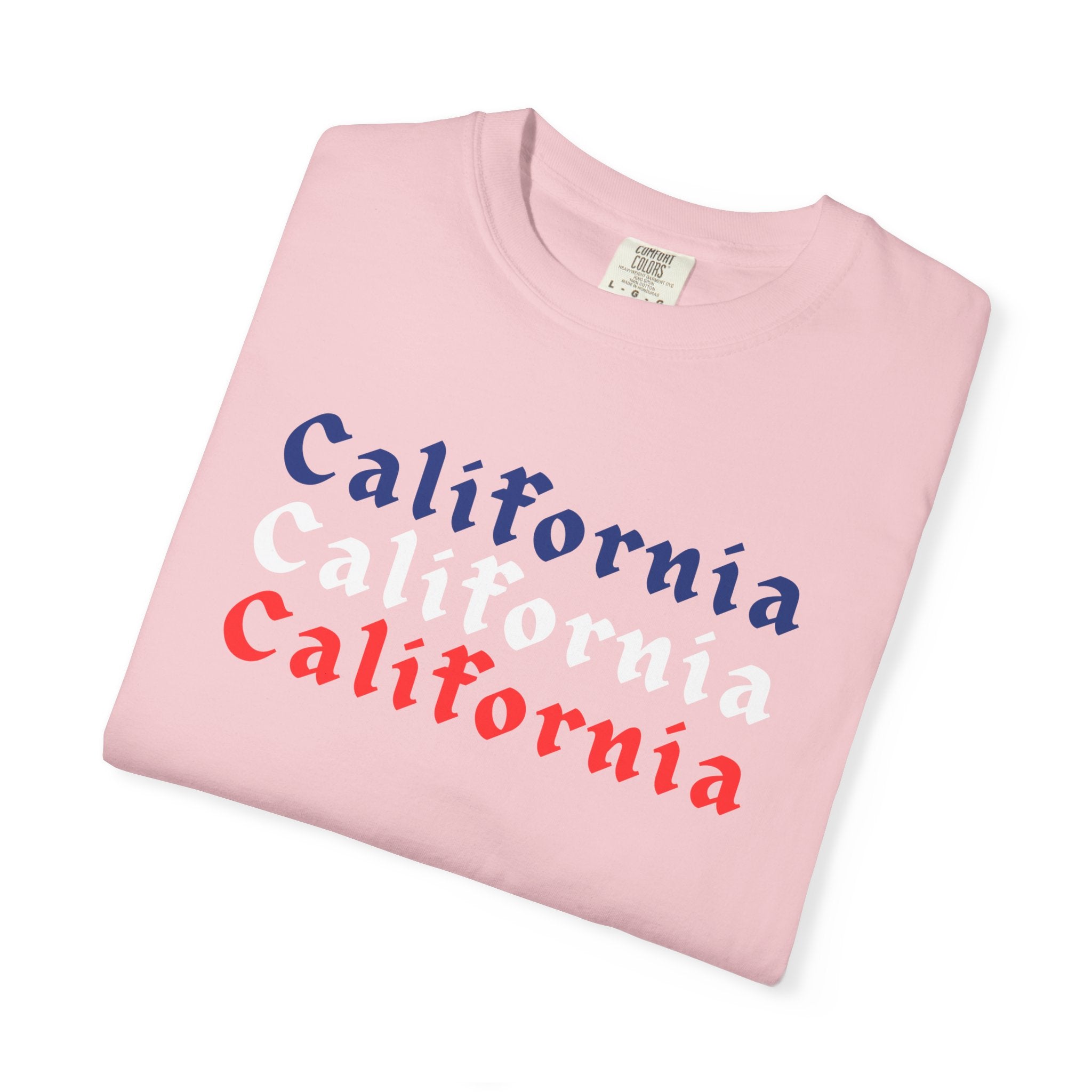 California Patriotic Colors T-Shirt | Unisex | 100% Cotton | American Pride Spirit