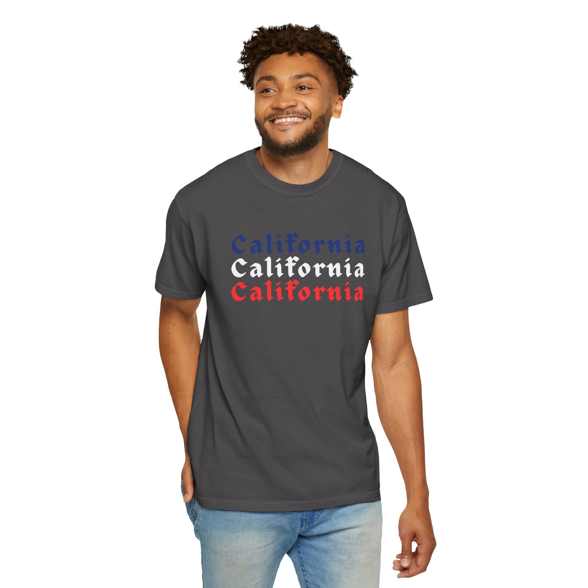 California Patriotic Colors T-Shirt | Unisex | 100% Cotton | American Pride Spirit