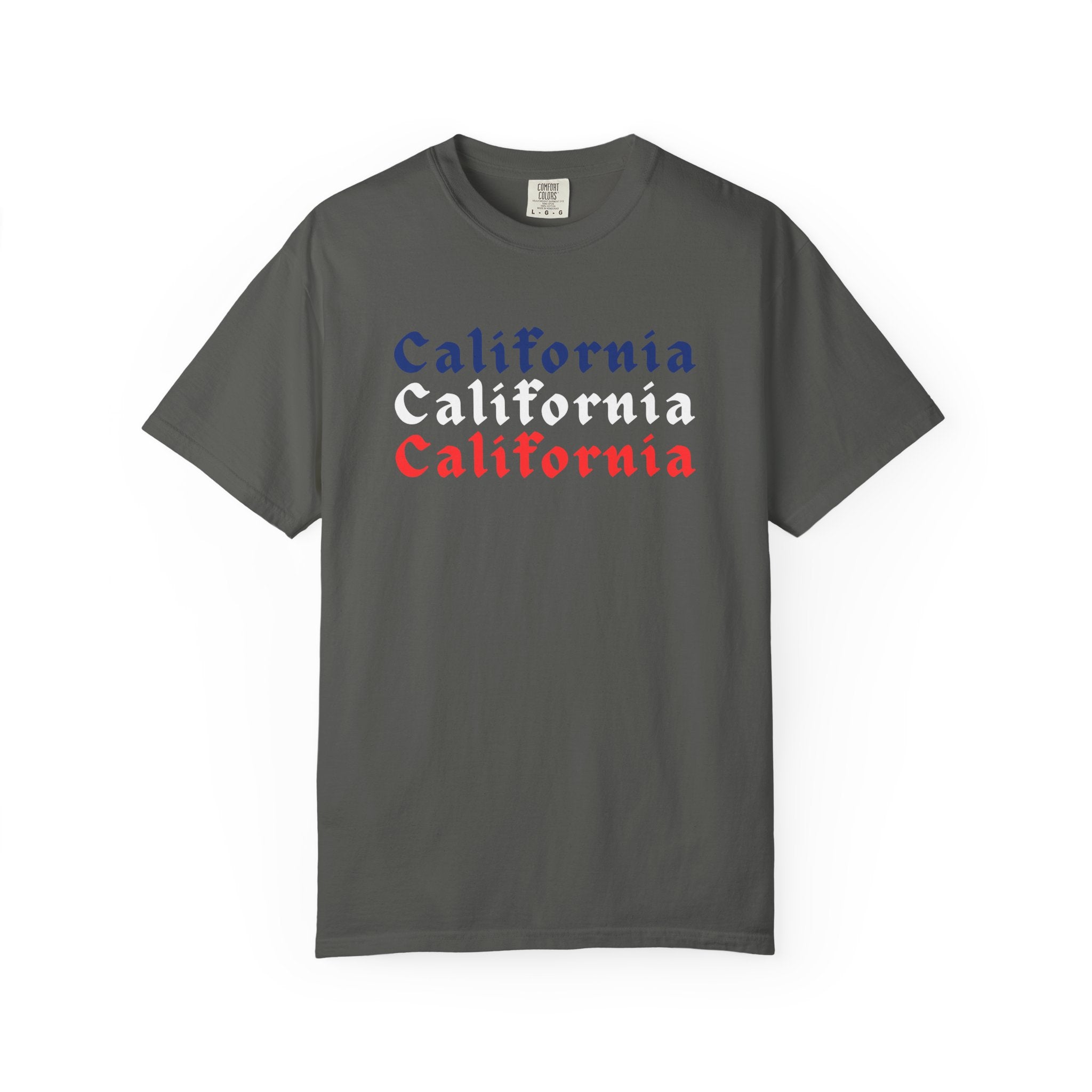 California Patriotic Colors T-Shirt | Unisex | 100% Cotton | American Pride Spirit