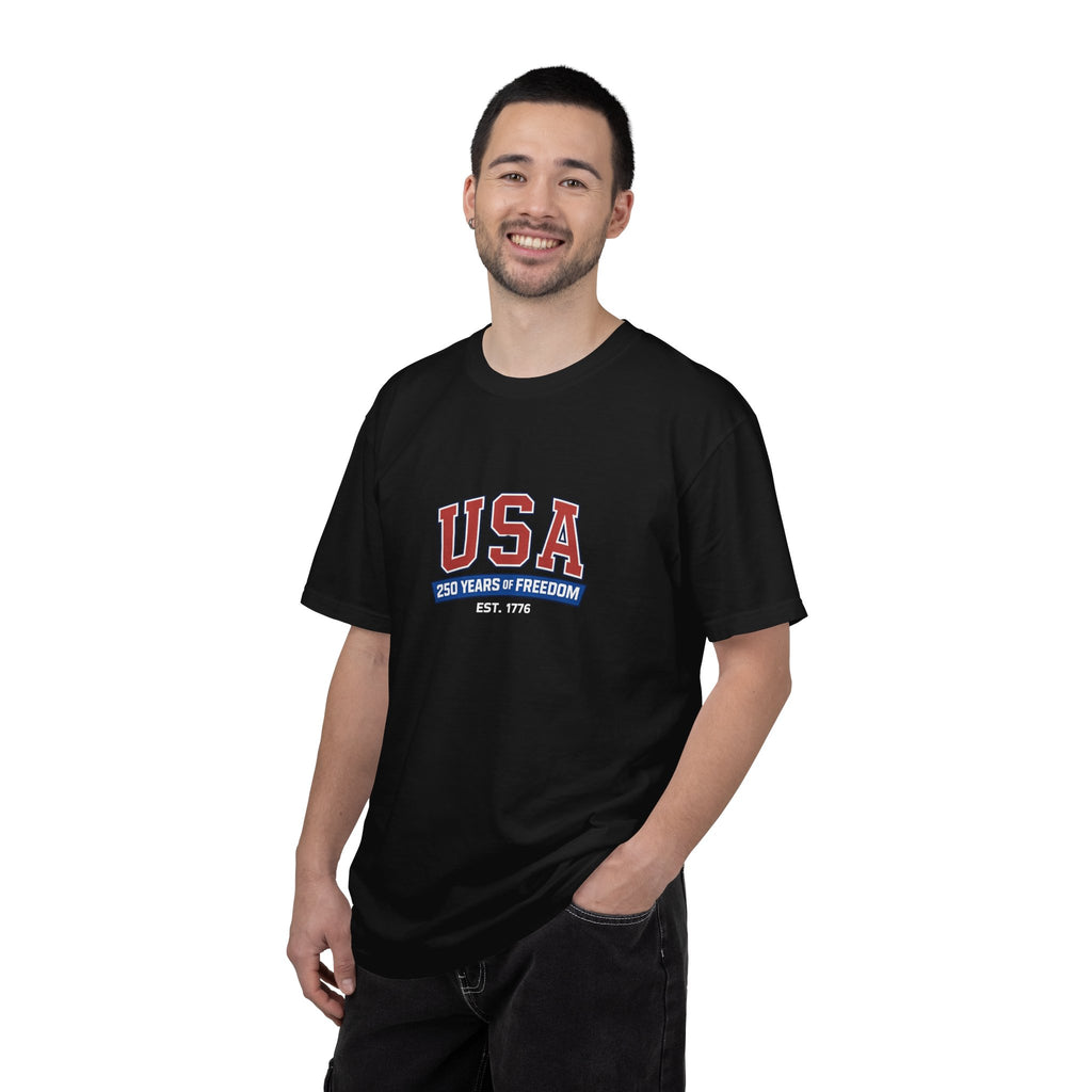 USA 250 Years of Freedom T-Shirt | Unisex | 100% Cotton | American Pride Spirit