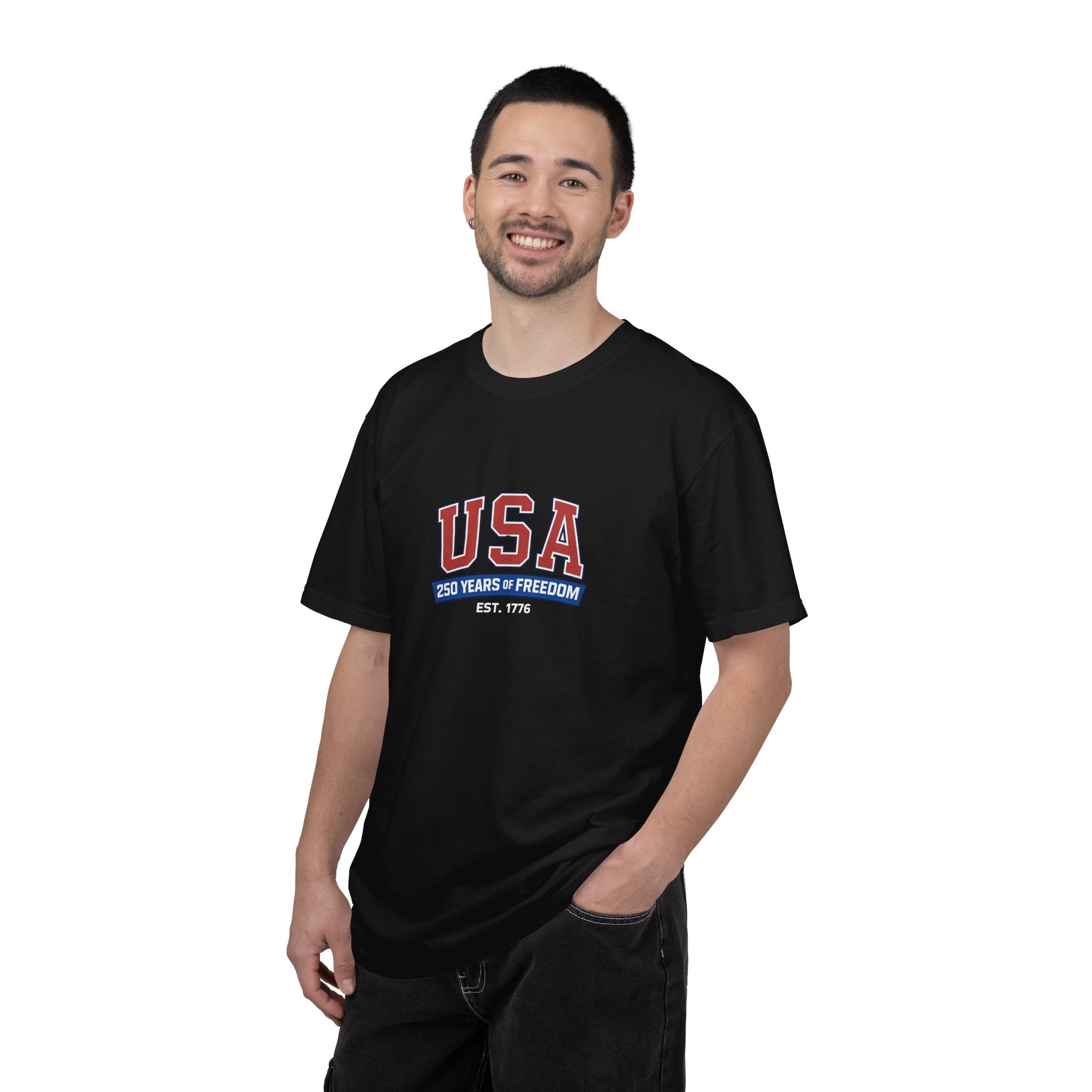 USA 250 Years of Freedom T-Shirt | Unisex | 100% Cotton | American Pride Spirit