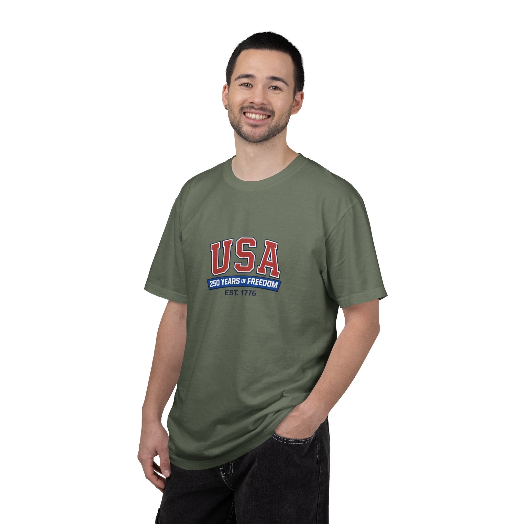 USA 250 Years of Freedom T-Shirt | Unisex | 100% Cotton | American Pride Spirit