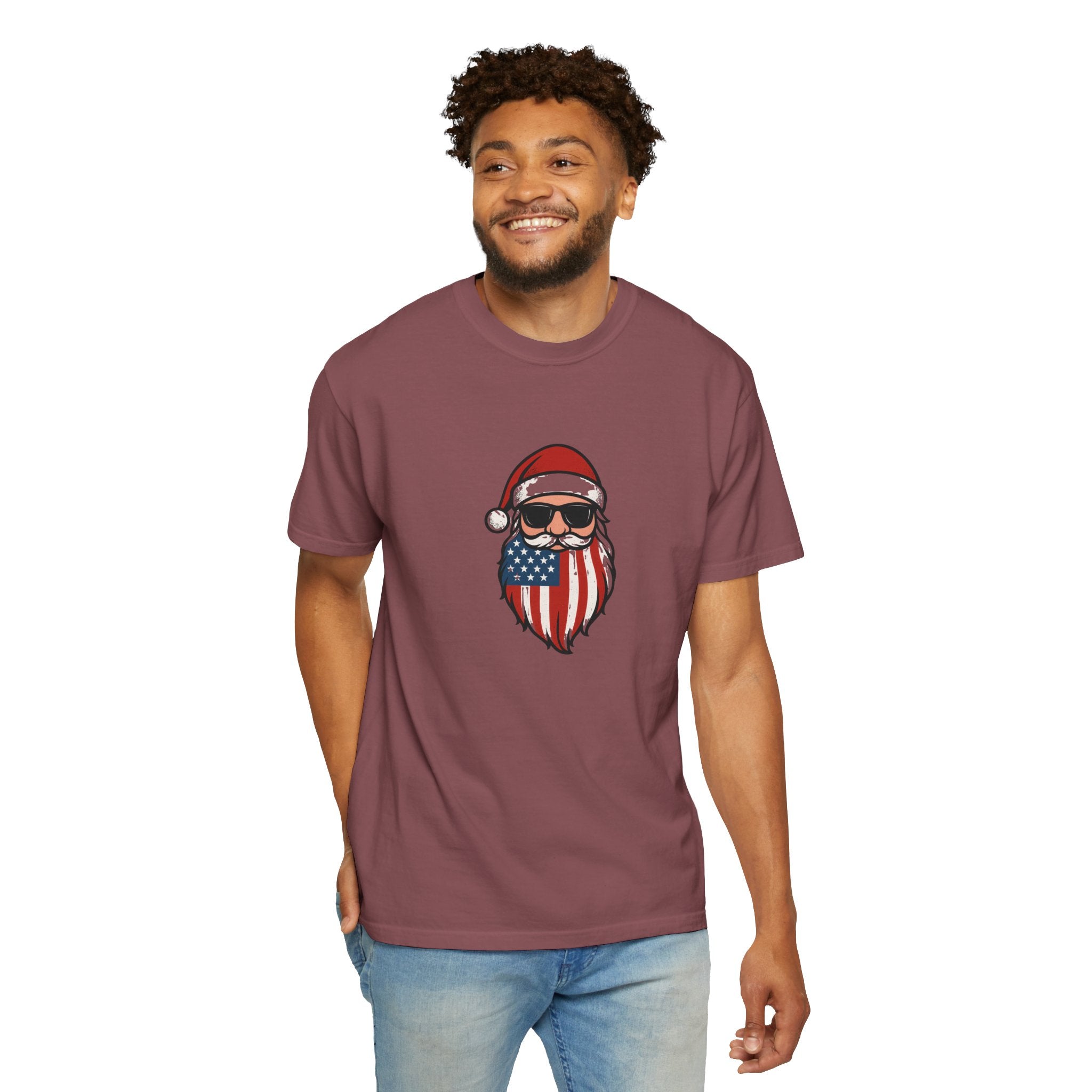 American Santa T-Shirt | Unisex | 100% Cotton | American Pride Spirit