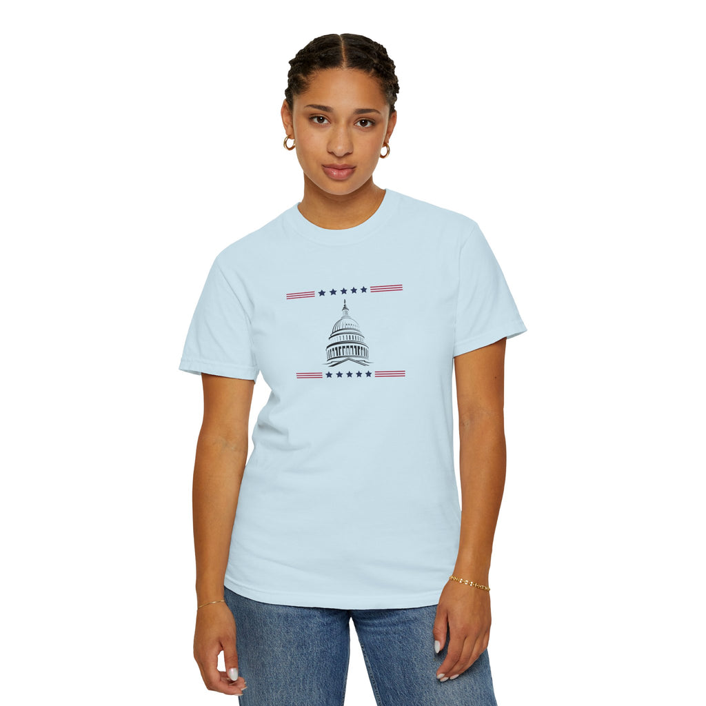 Washington Capitol Dome T-Shirt | Unisex | 100% Cotton | American Pride Spirit