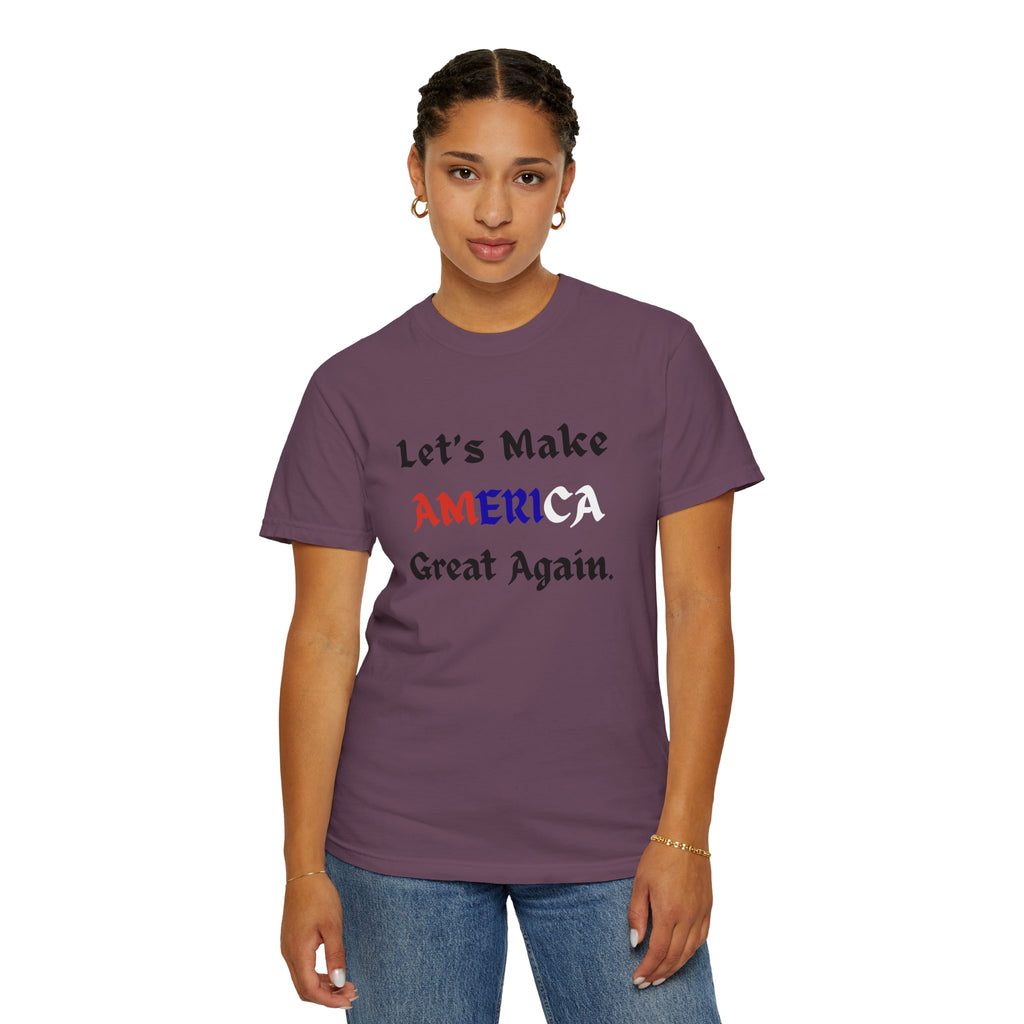 Patriotic American Flag Color T-Shirt | Unisex | 100% Cotton | American Pride Spirit