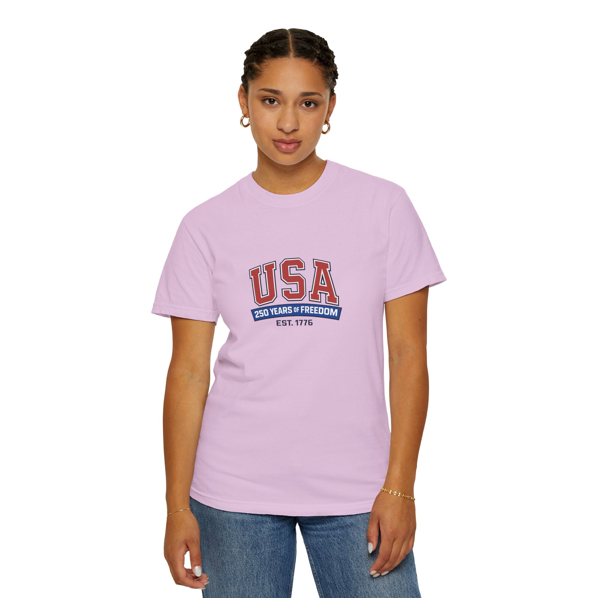 USA 250 Years of Freedom T-Shirt | Unisex | 100% Cotton | American Pride Spirit