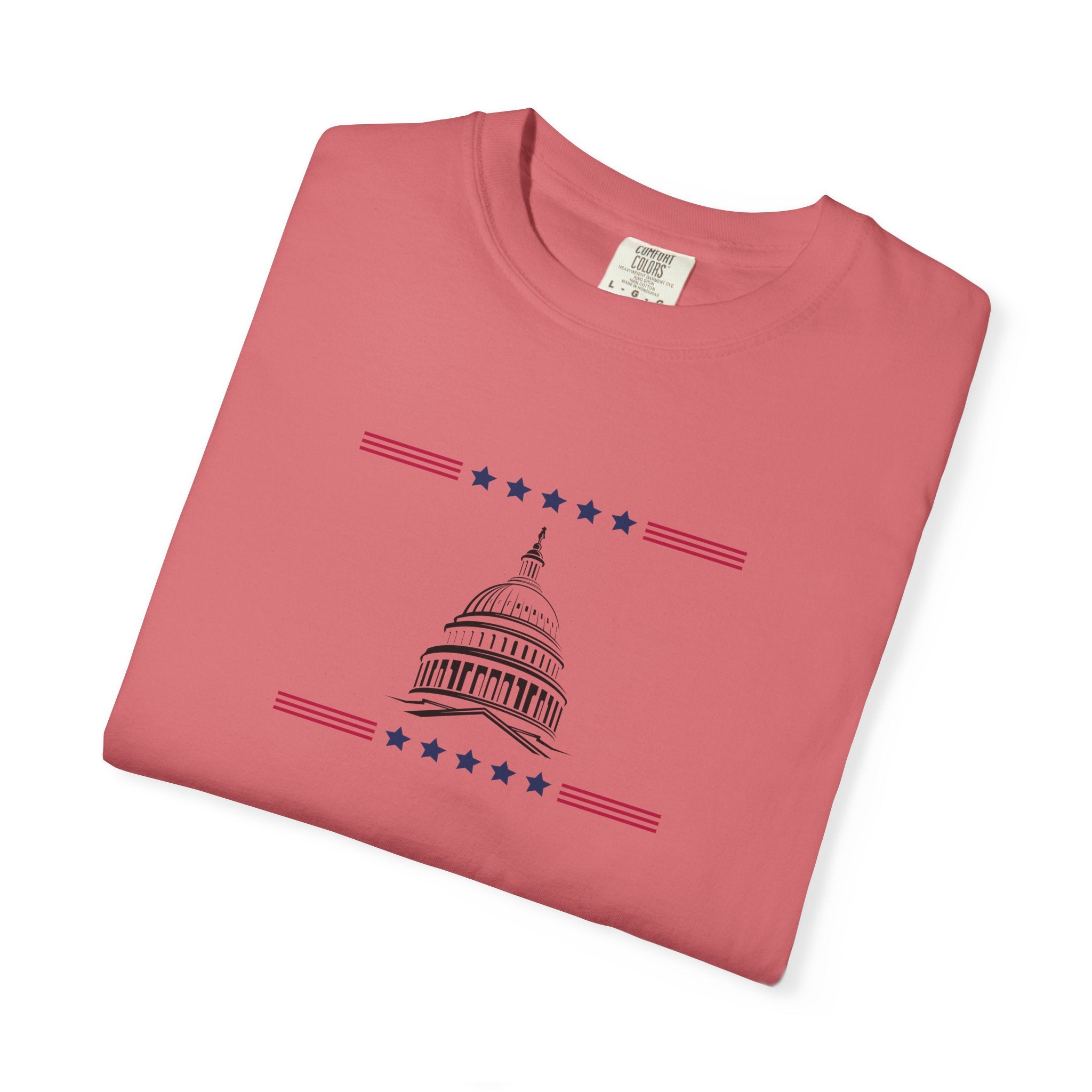 Washington Capitol Dome T-Shirt | Unisex | 100% Cotton | American Pride Spirit