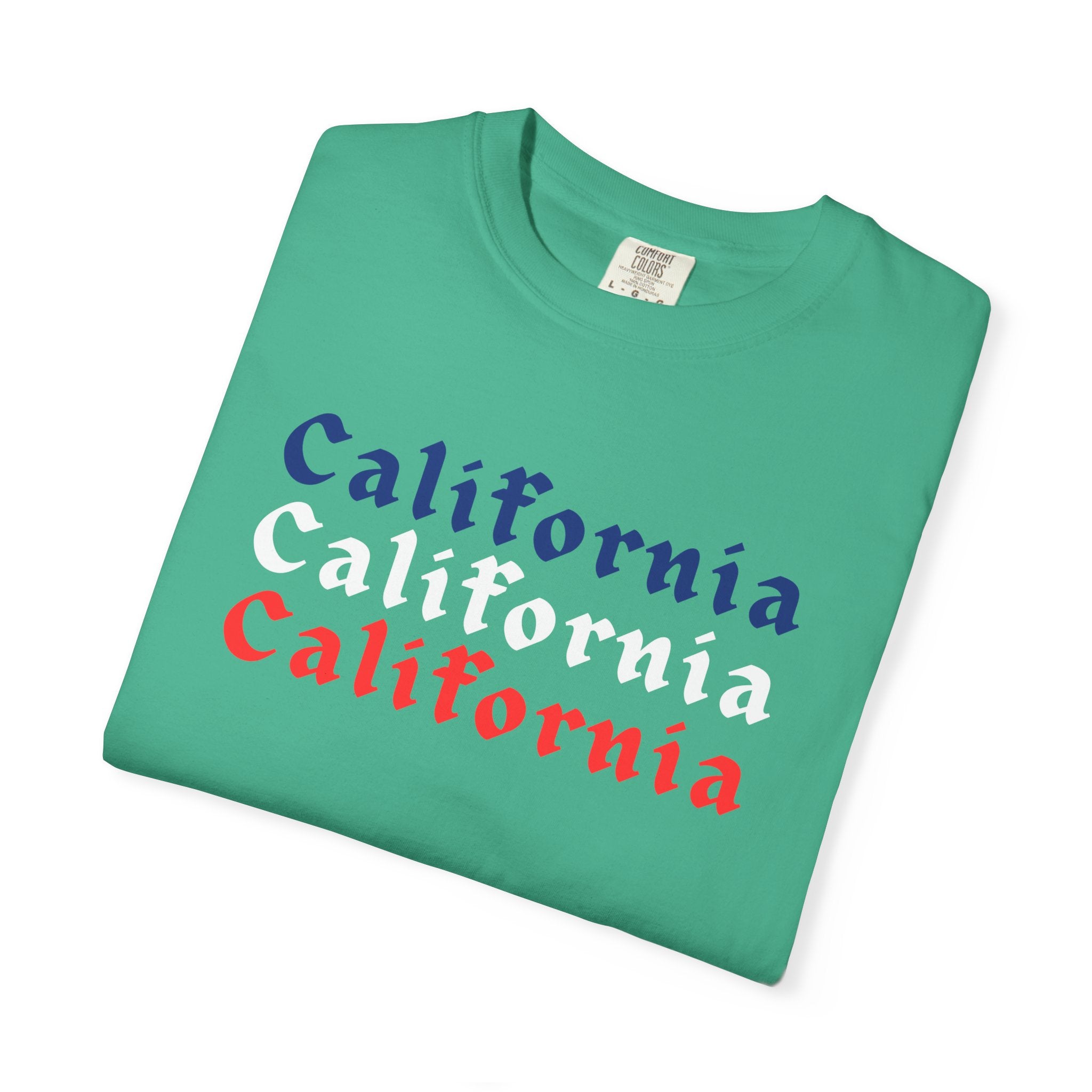 California Patriotic Colors T-Shirt | Unisex | 100% Cotton | American Pride Spirit