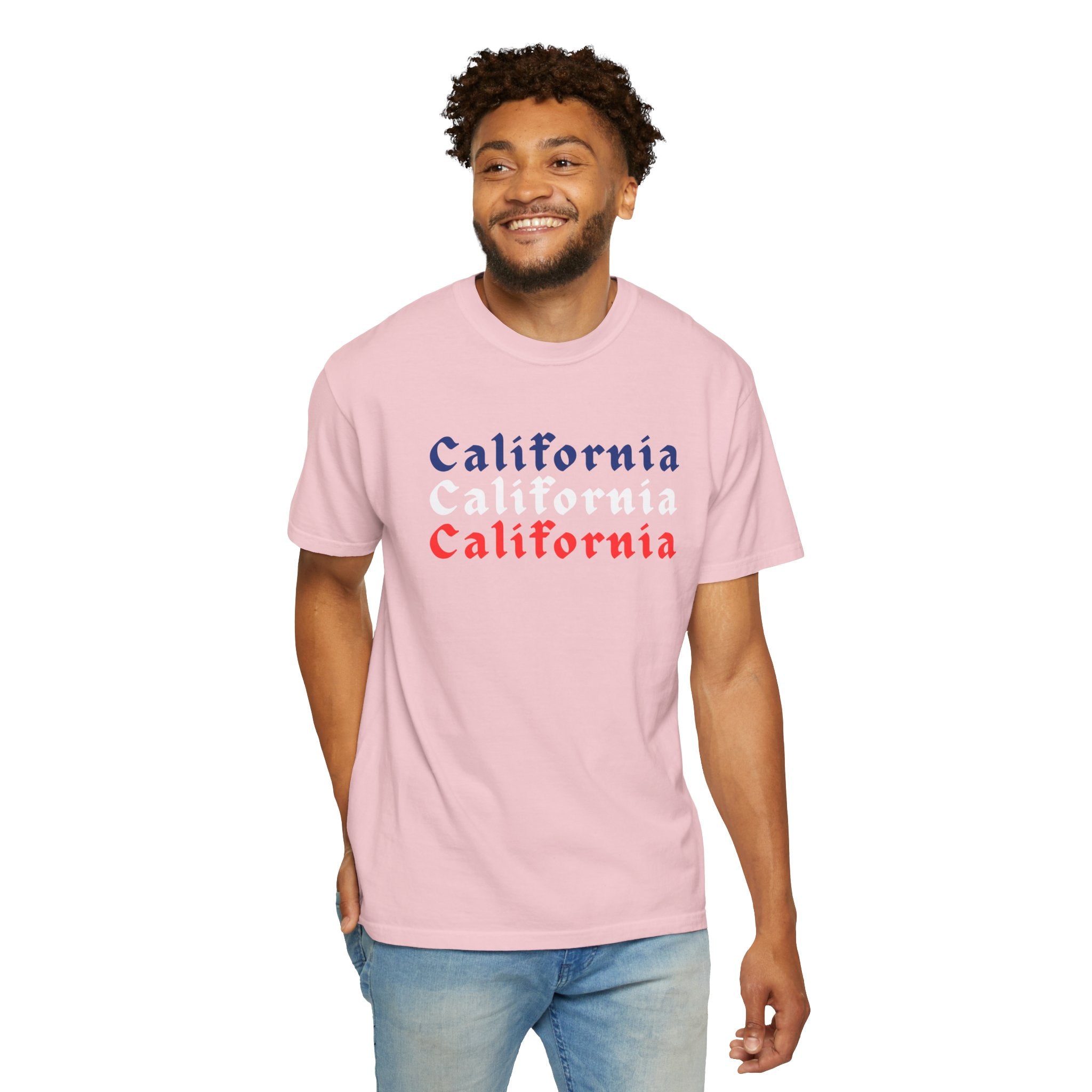 California Patriotic Colors T-Shirt | Unisex | 100% Cotton | American Pride Spirit