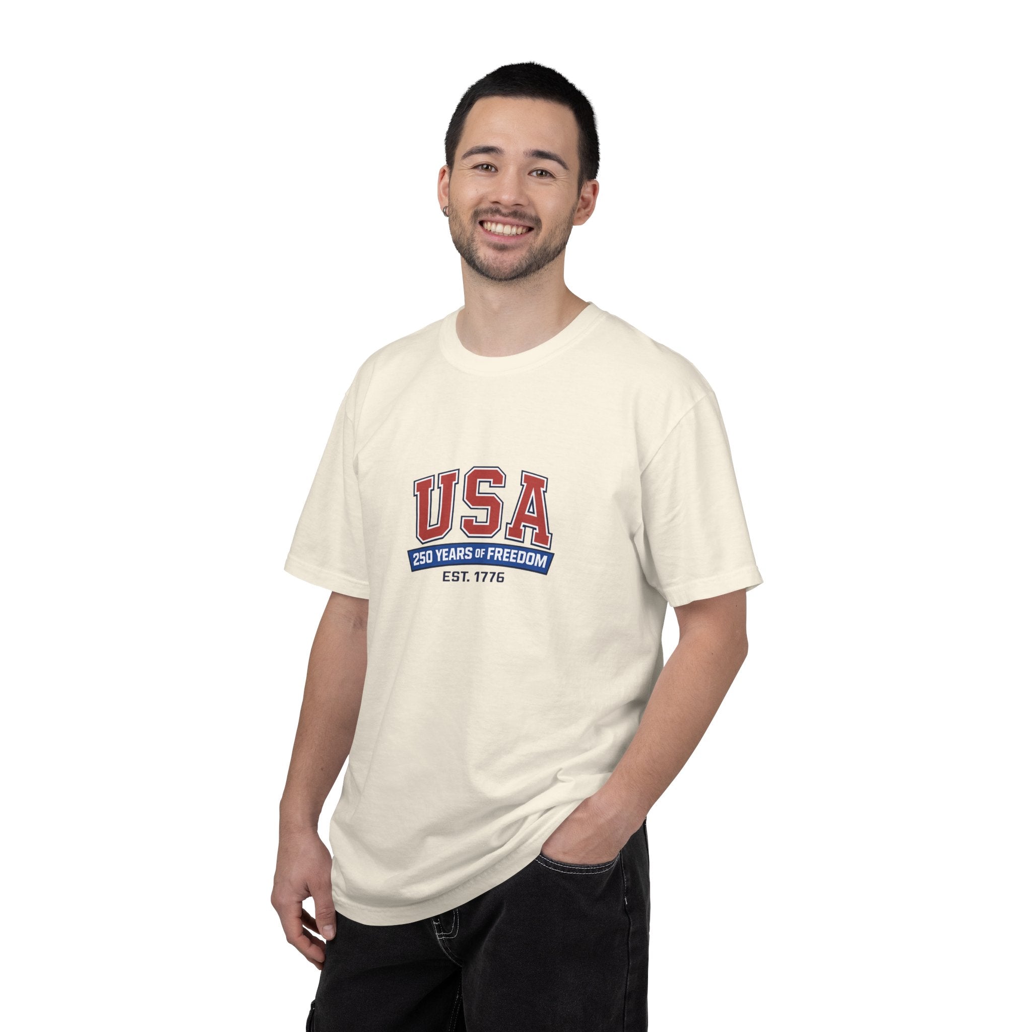 USA 250 Years of Freedom T-Shirt | Unisex | 100% Cotton | American Pride Spirit