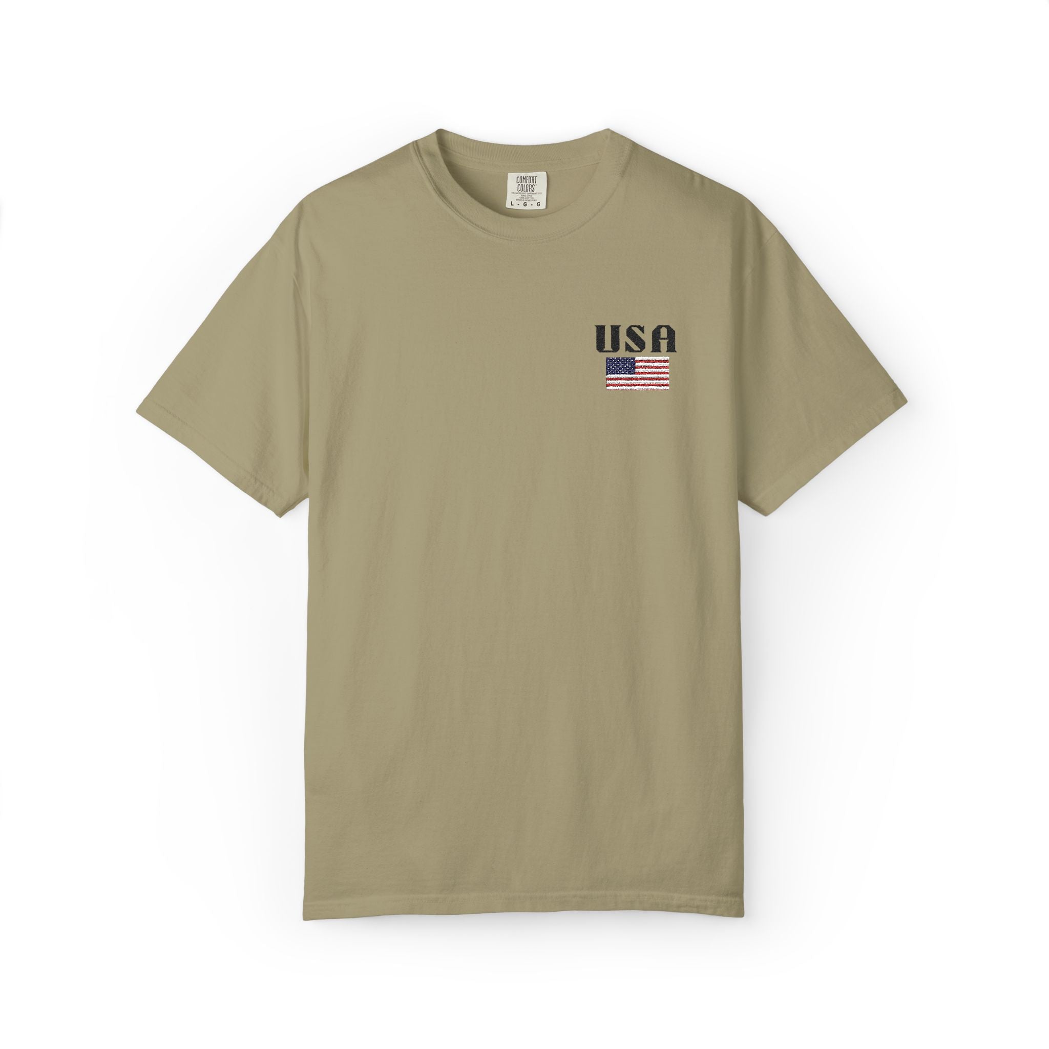 Khaki - T-Shirt - 100% Cotton - Unisex