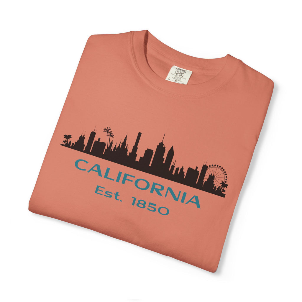 California Skyline T-shirt | Unisex | 100% Cotton | American Pride Spirit