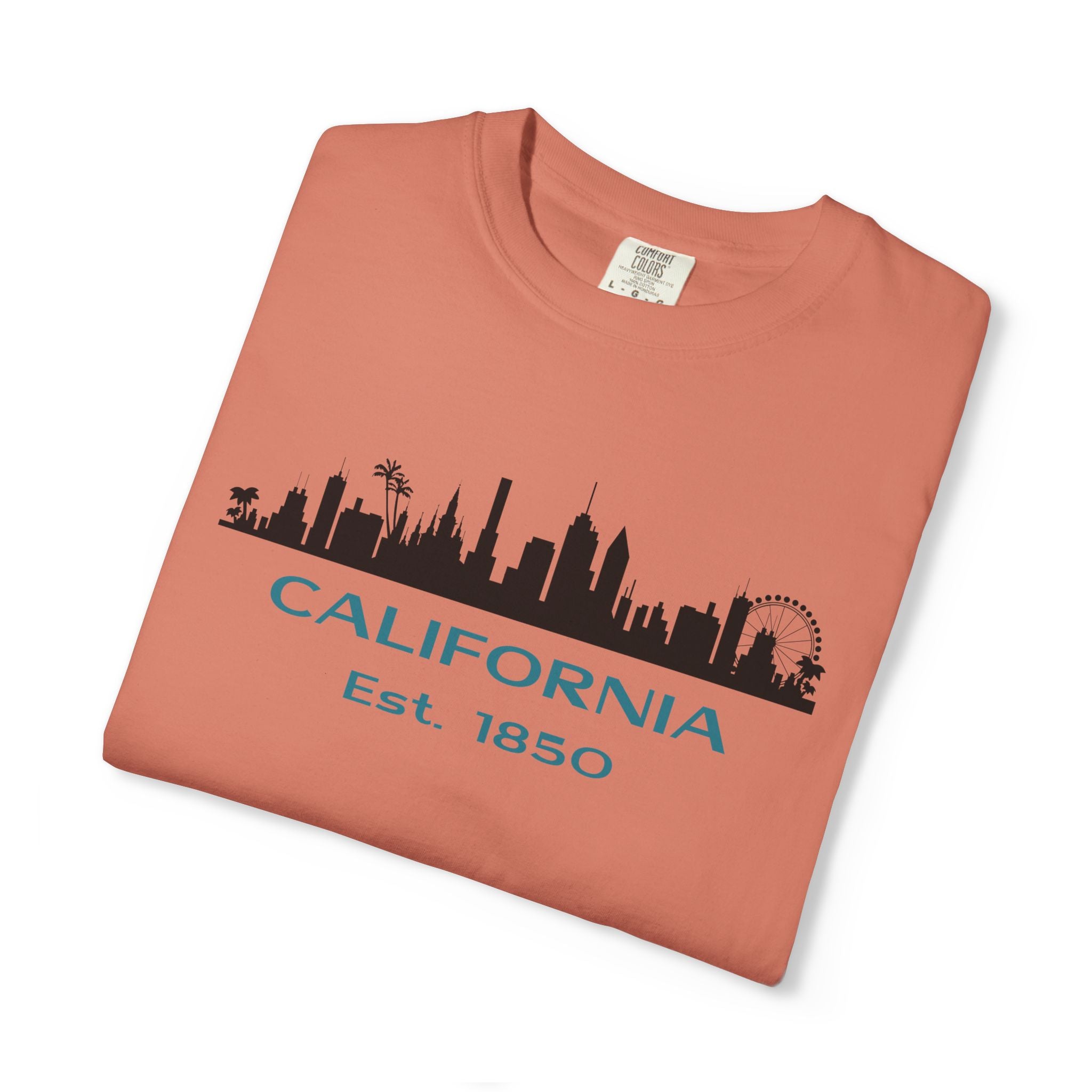 California Skyline T-shirt | Unisex | 100% Cotton | American Pride Spirit