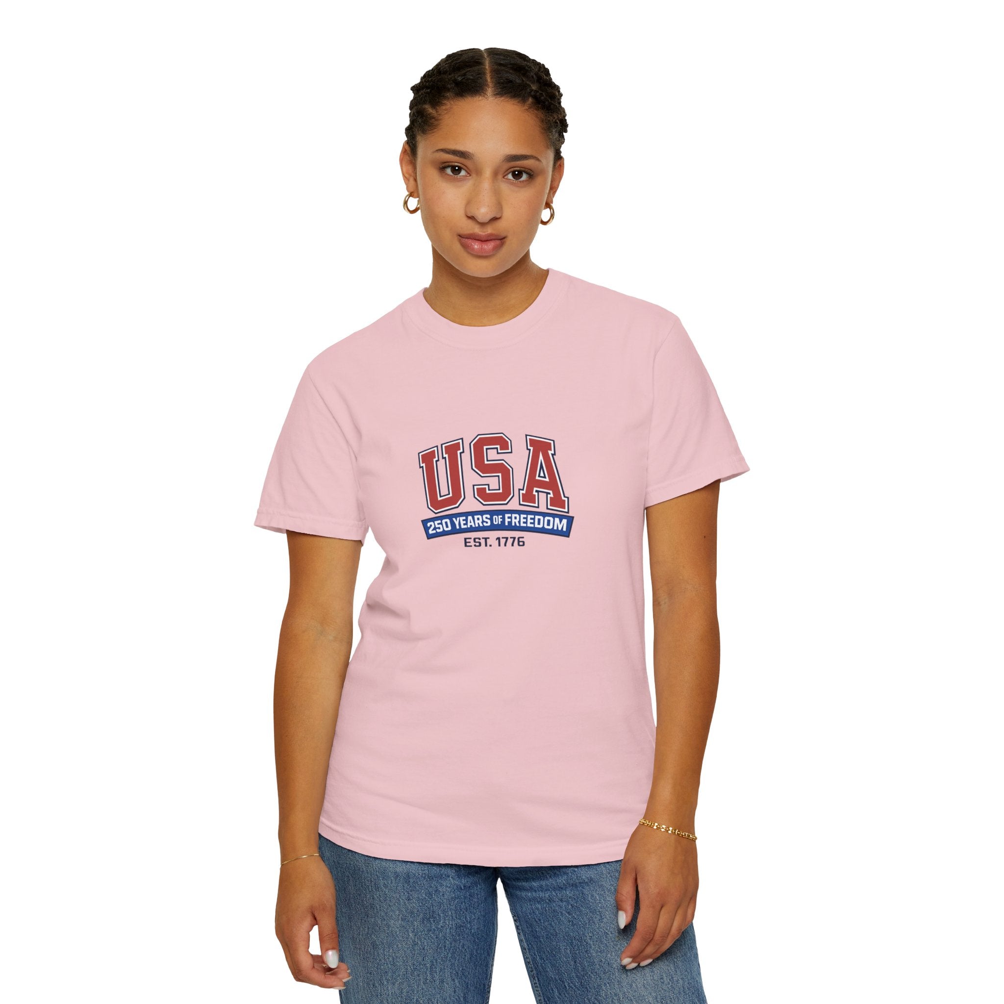 USA 250 Years of Freedom T-Shirt | Unisex | 100% Cotton | American Pride Spirit
