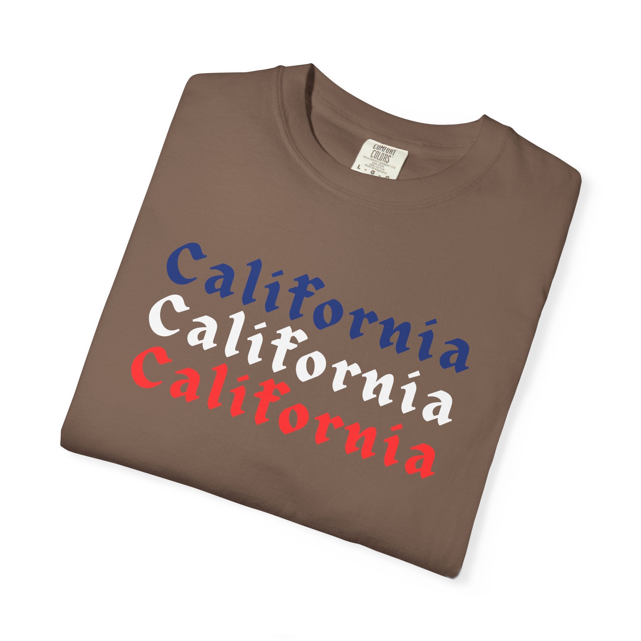 California Patriotic Colors T-Shirt | Unisex | 100% Cotton | American Pride Spirit