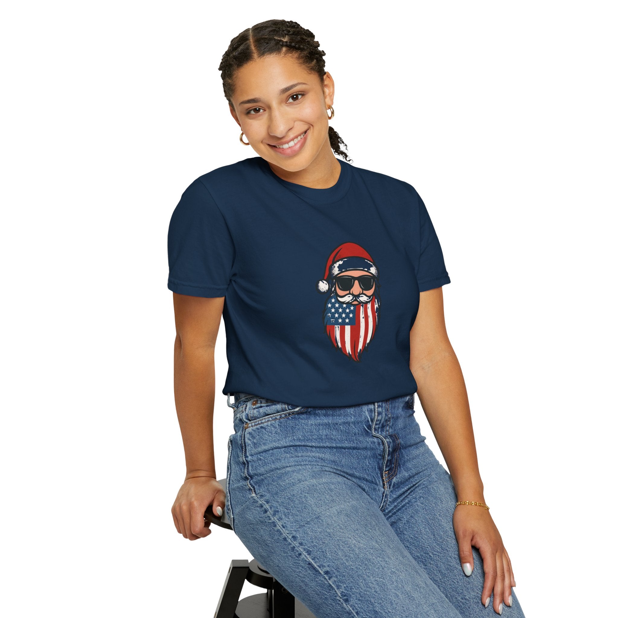 American Santa T-Shirt | Unisex | 100% Cotton | American Pride Spirit