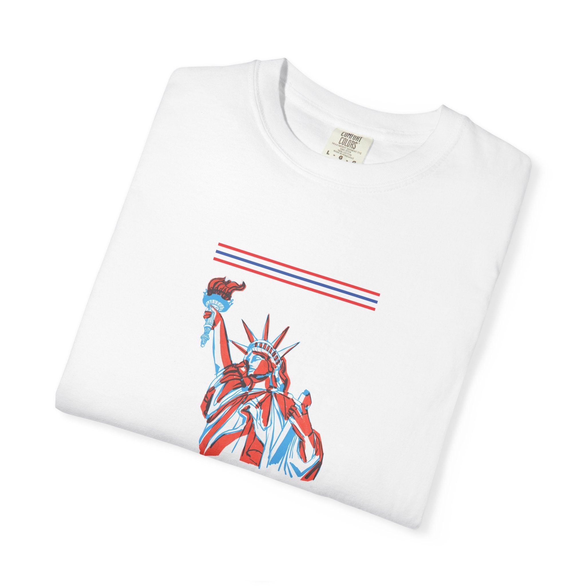 Patriotic Stars & Liberty Tee | Unisex | 100% Cotton | American Pride Spirit
