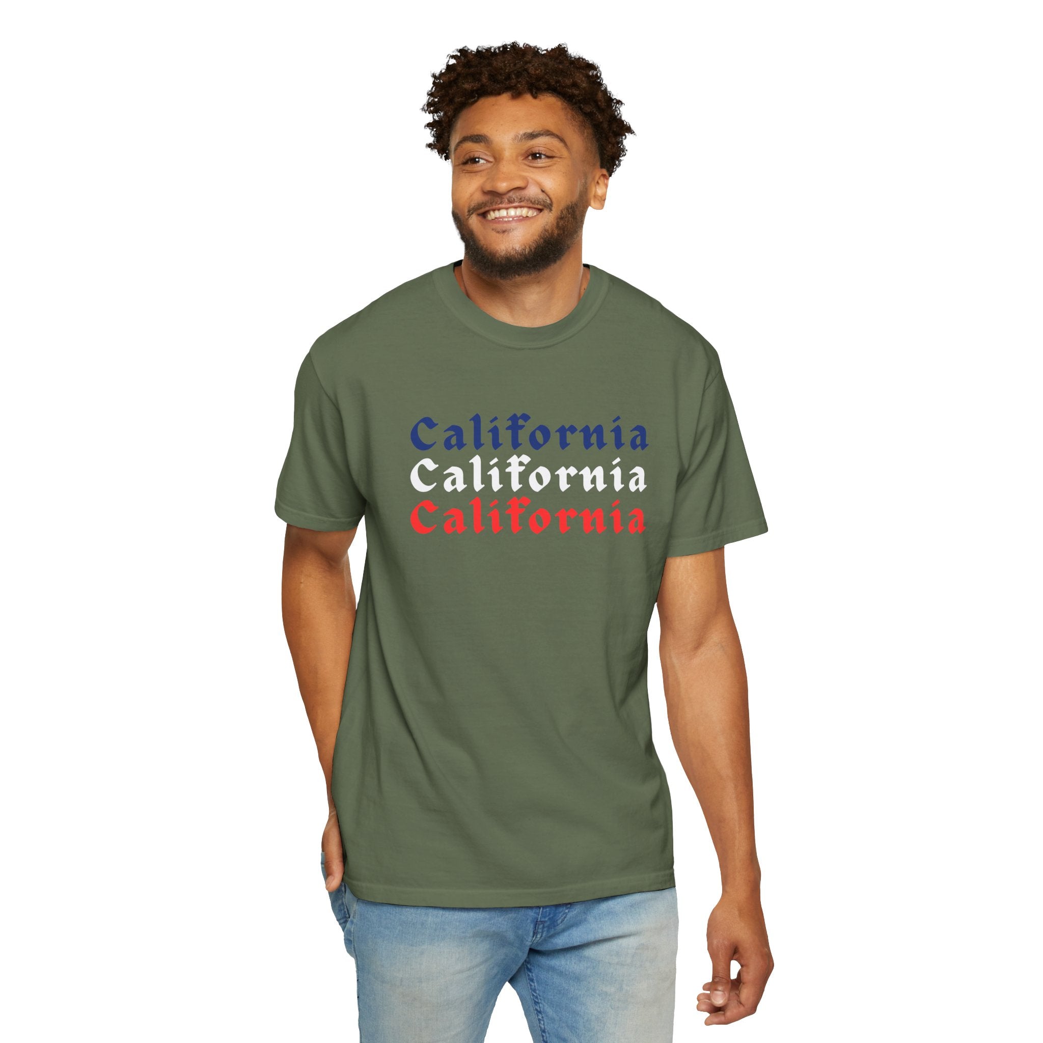 California Patriotic Colors T-Shirt | Unisex | 100% Cotton | American Pride Spirit