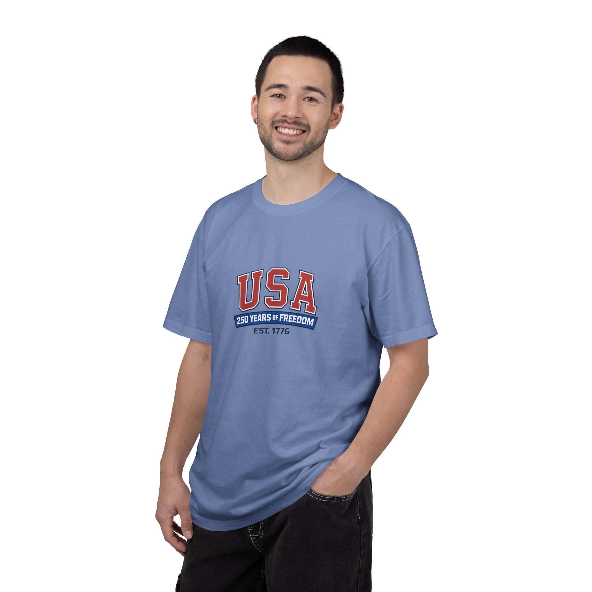 USA 250 Years of Freedom T-Shirt | Unisex | 100% Cotton | American Pride Spirit