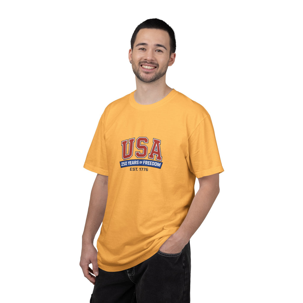 USA 250 Years of Freedom T-Shirt | Unisex | 100% Cotton | American Pride Spirit