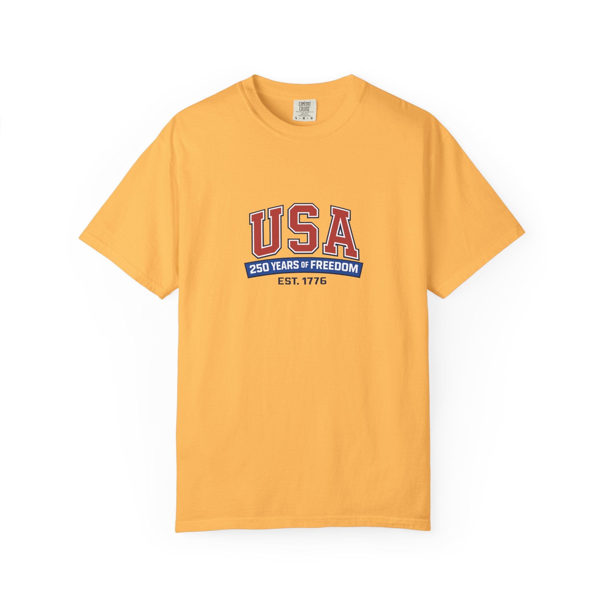 USA 250 Years of Freedom T-Shirt | Unisex | 100% Cotton | American Pride Spirit