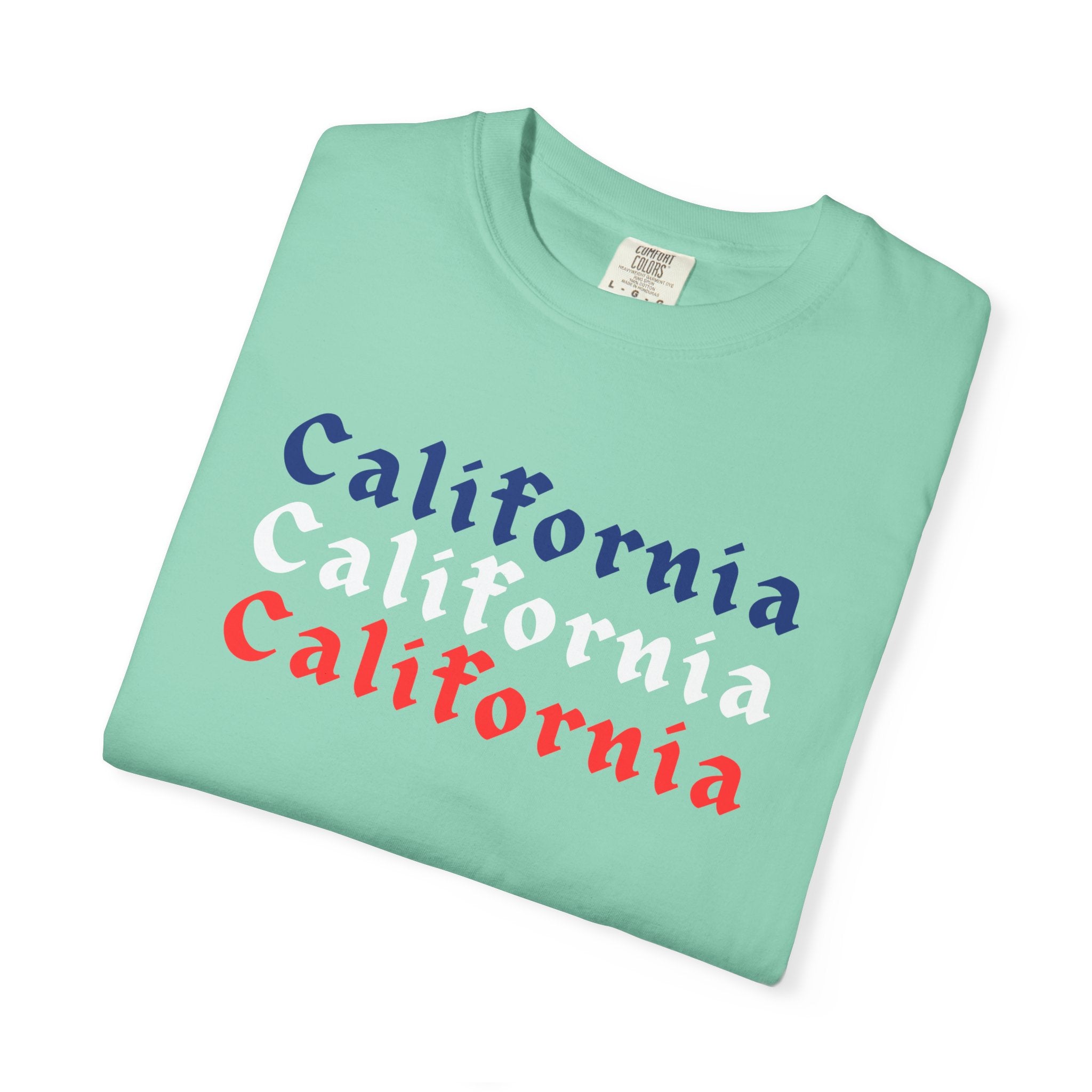 California Patriotic Colors T-Shirt | Unisex | 100% Cotton | American Pride Spirit