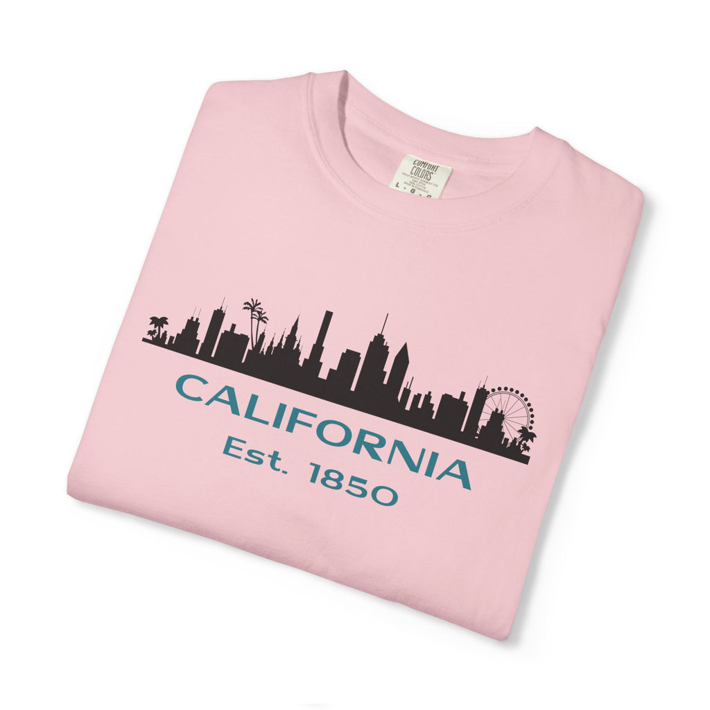 California Skyline T-shirt | Unisex | 100% Cotton | American Pride Spirit