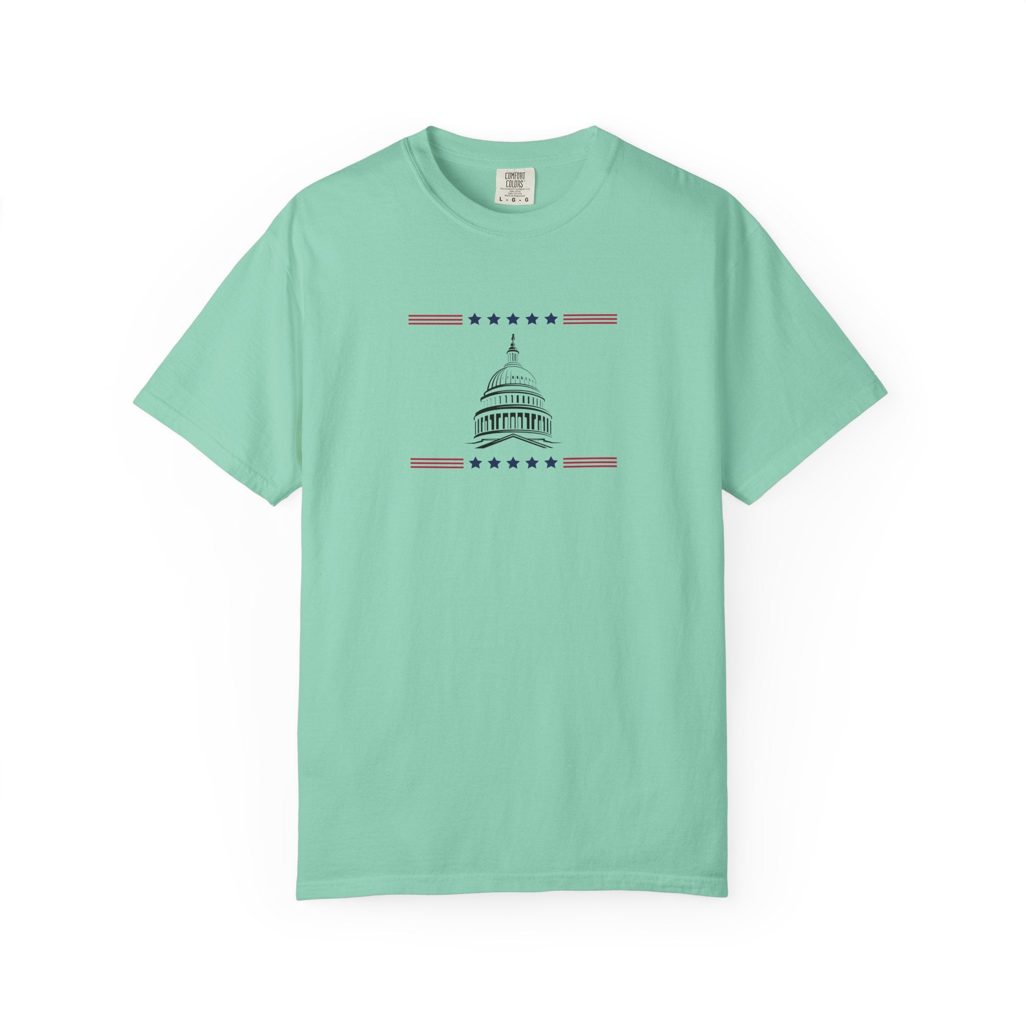 Washington Capitol Dome T-Shirt | Unisex | 100% Cotton | American Pride Spirit
