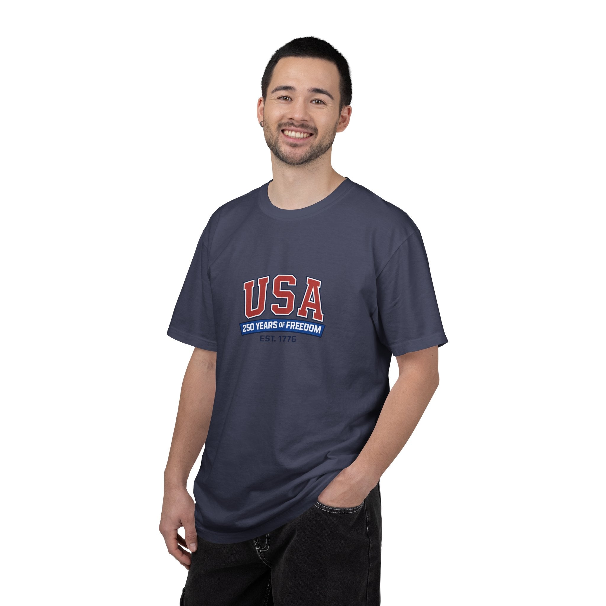 USA 250 Years of Freedom T-Shirt | Unisex | 100% Cotton | American Pride Spirit