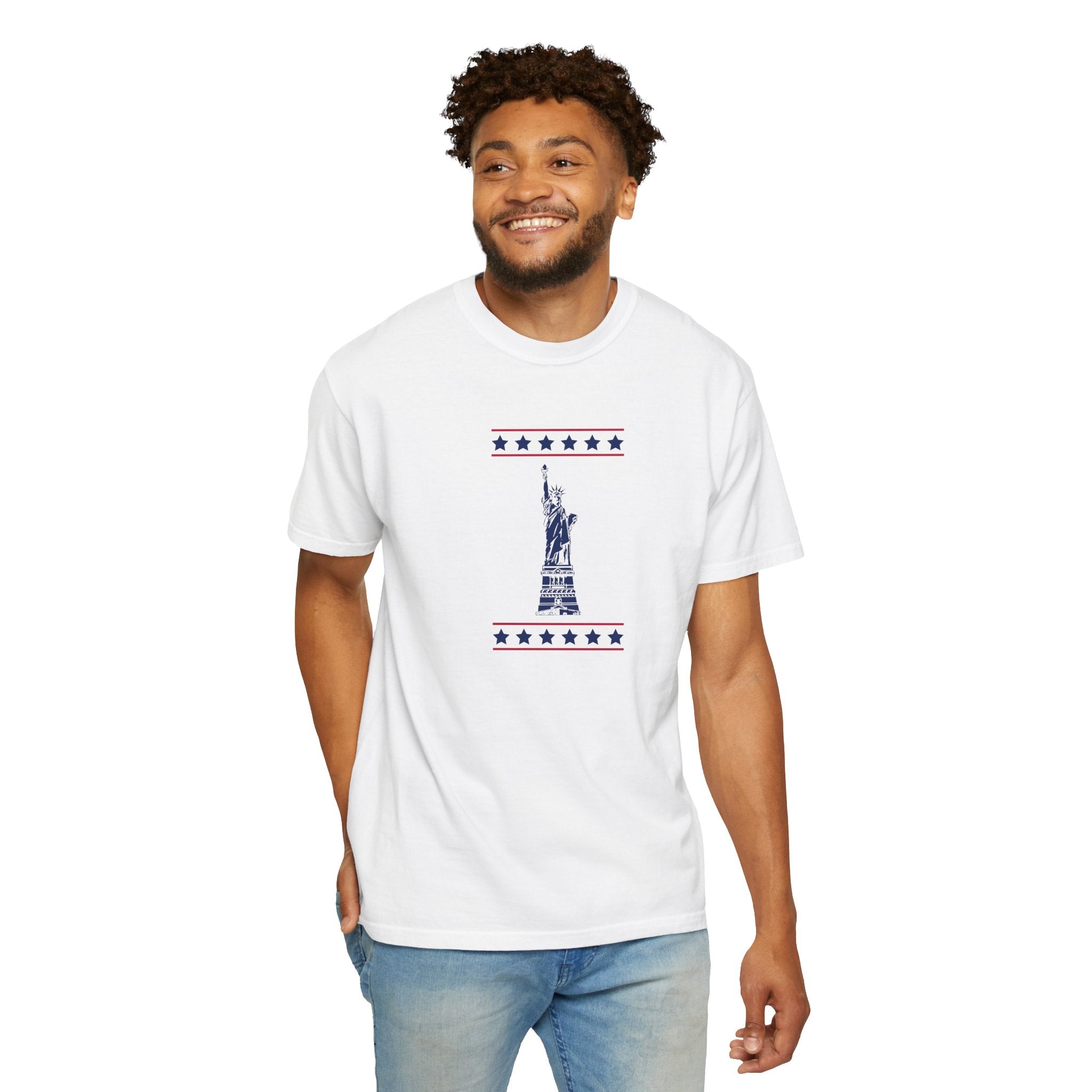 Patriotic Statue of Liberty T-shirt | Unisex | 100% Cotton | American Pride Spirit