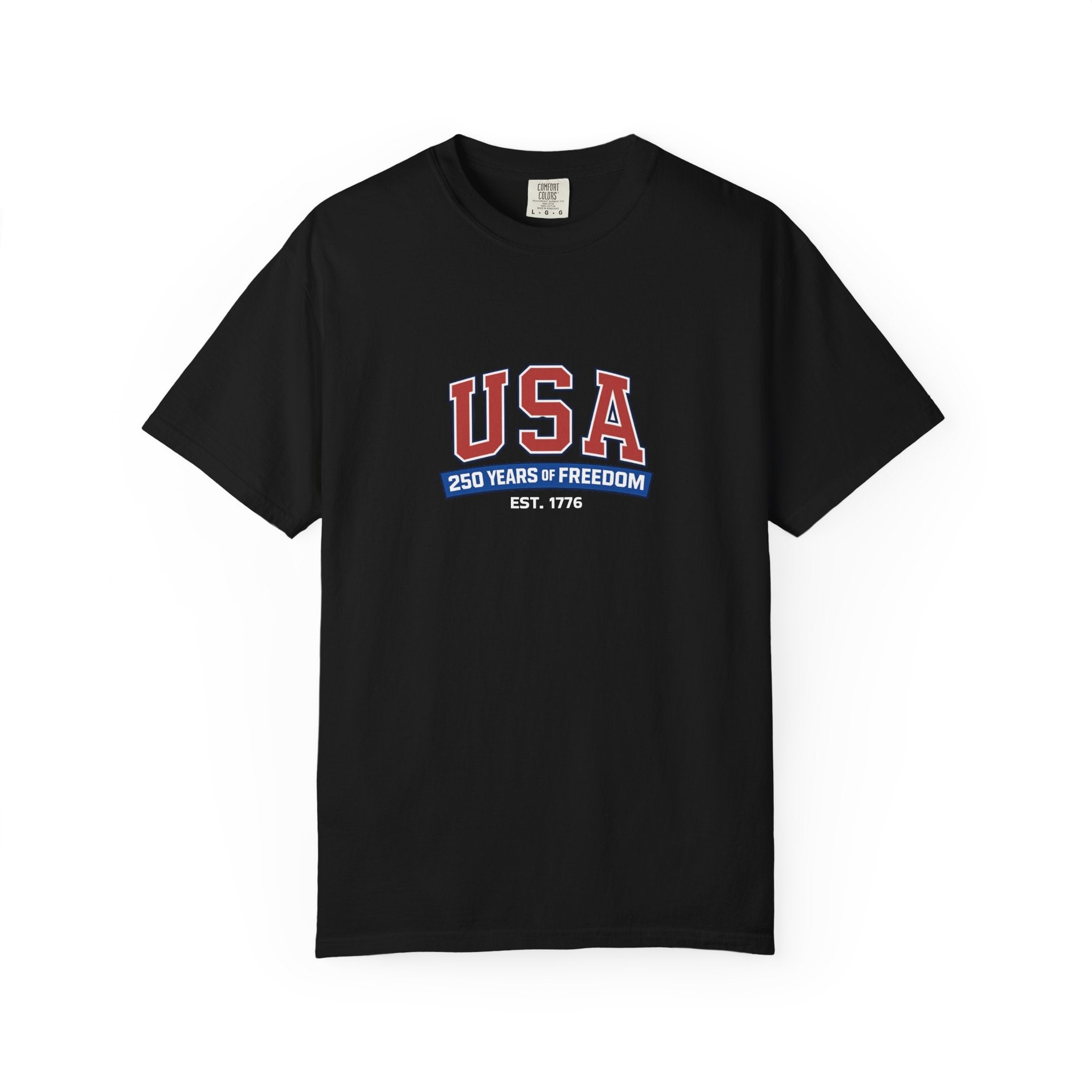 USA 250 Years of Freedom T-Shirt | Unisex | 100% Cotton | American Pride Spirit
