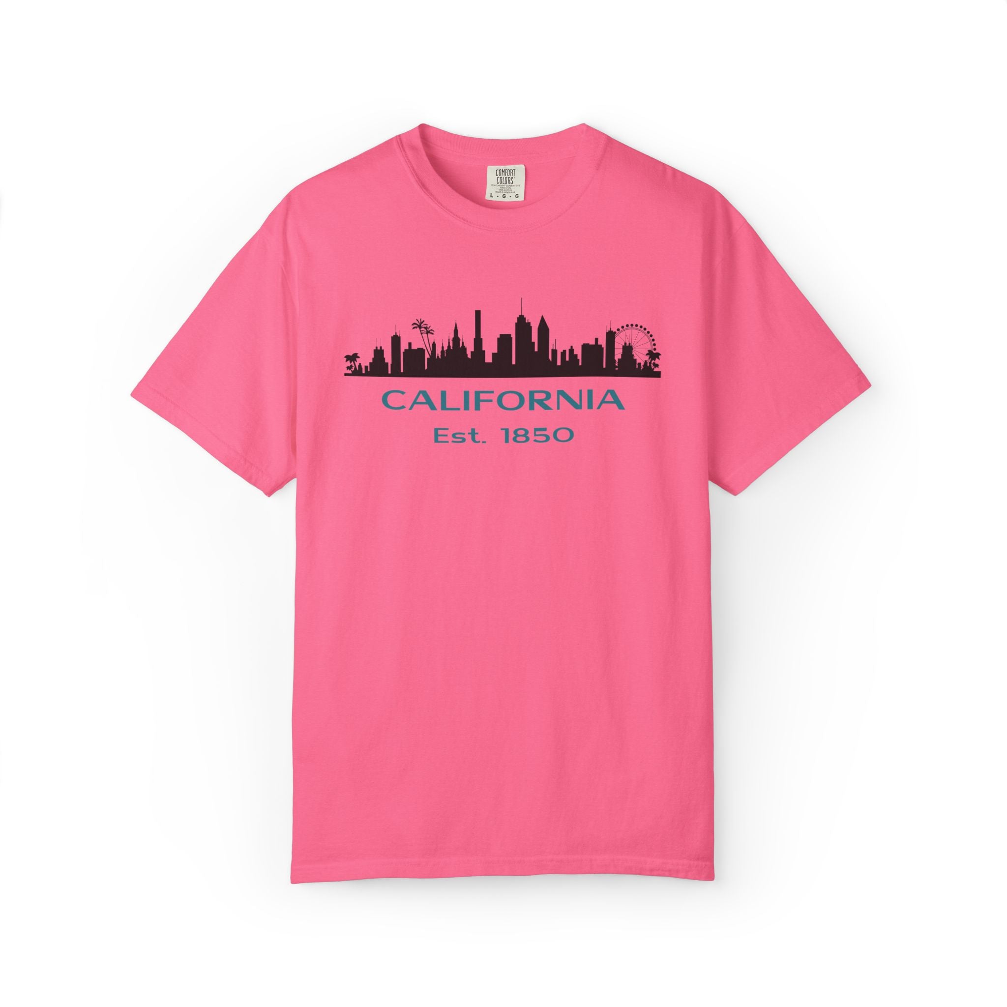 California Skyline T-shirt | Unisex | 100% Cotton | American Pride Spirit