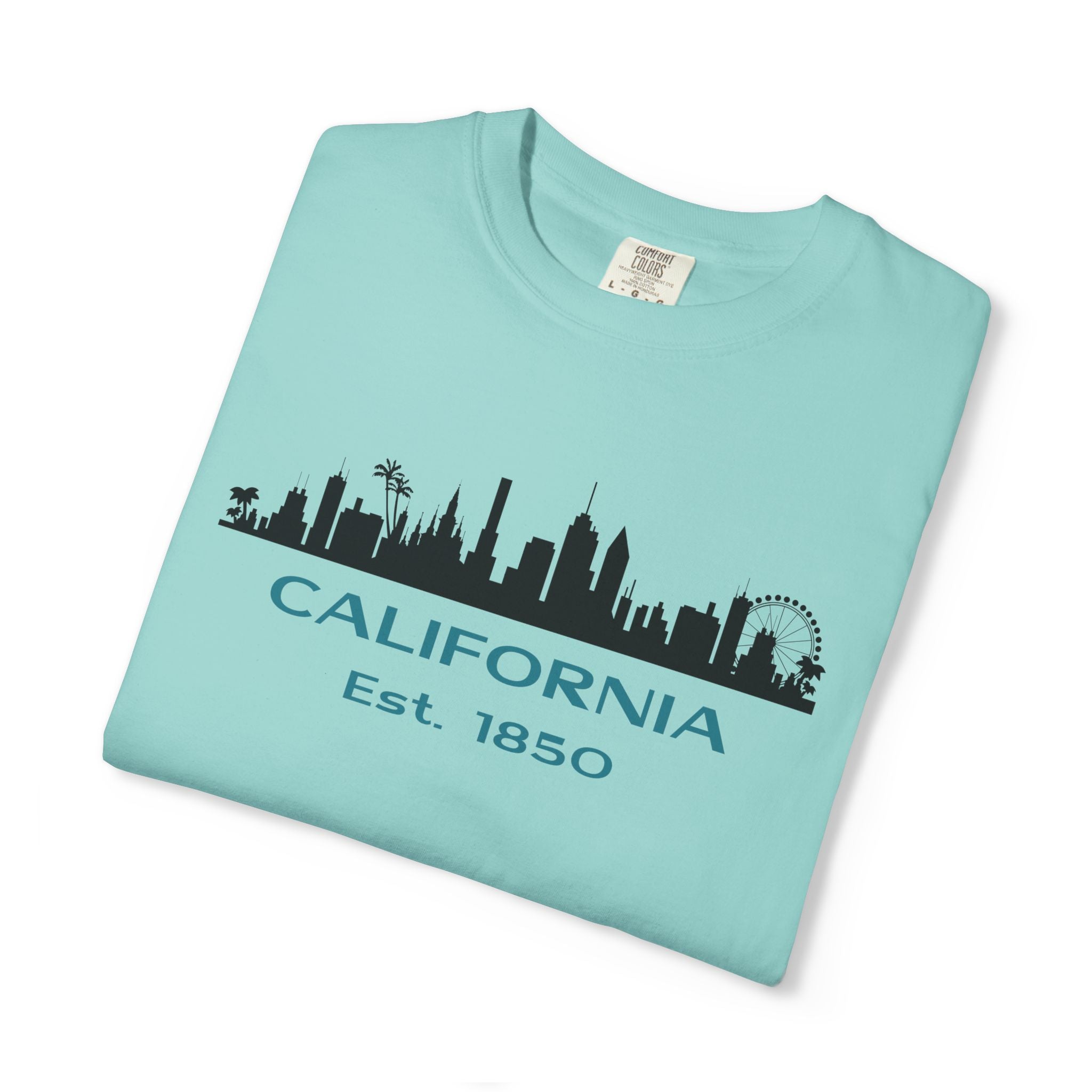 California Skyline T-shirt | Unisex | 100% Cotton | American Pride Spirit