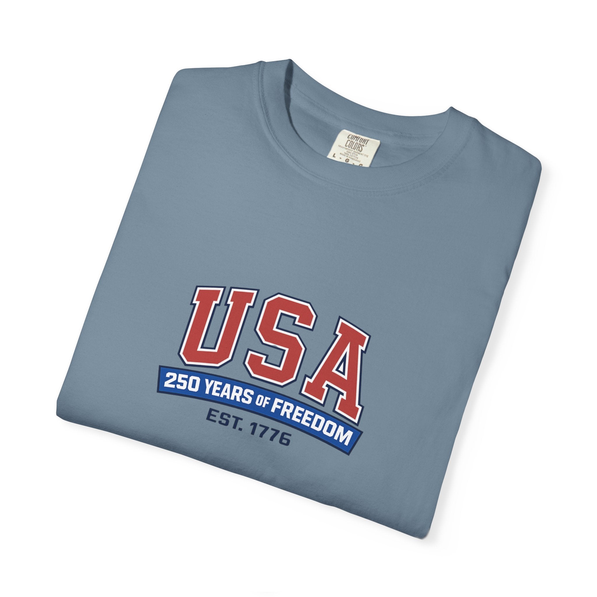 USA 250 Years of Freedom T-Shirt | Unisex | 100% Cotton | American Pride Spirit